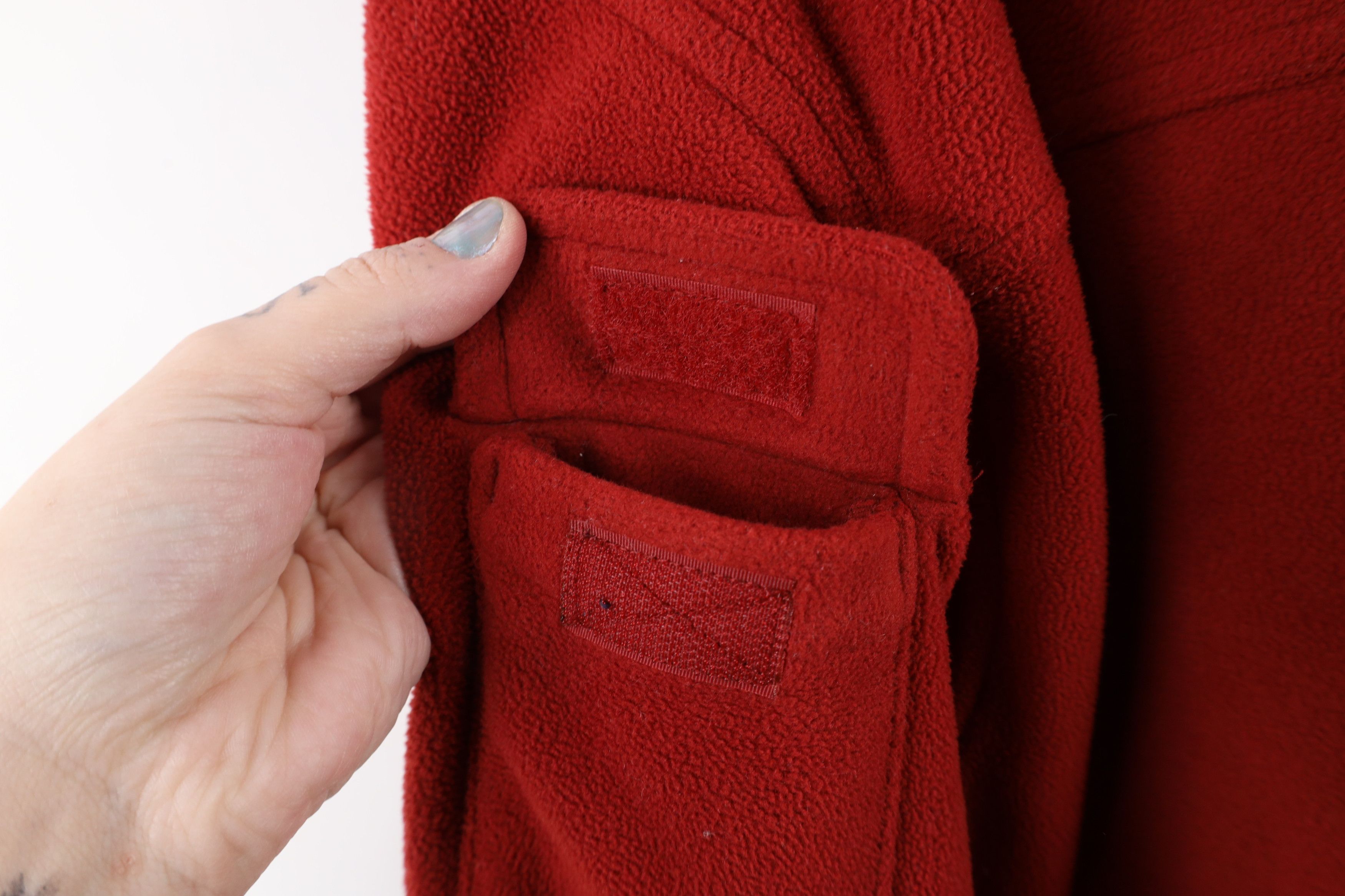 Duluth Trading Company × Vintage Duluth Trading Co Shoreman Fleece Full Zip Jacket Red Size US L / EU 52-54 / 3 - 6 Thumbnail