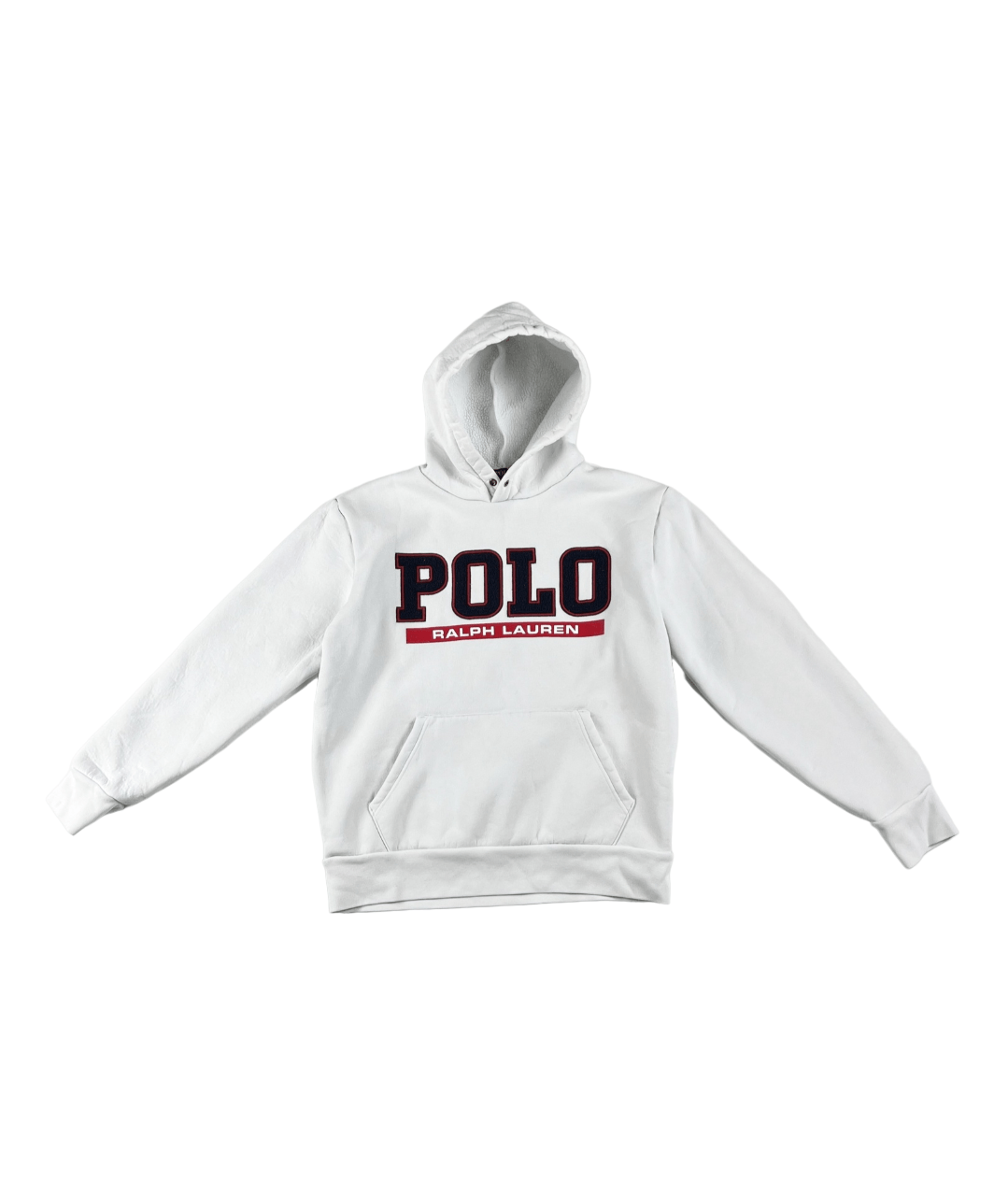 image of Polo Ralph Laurent Hoodie Lo Life Style M in White, Men's (Size Medium)