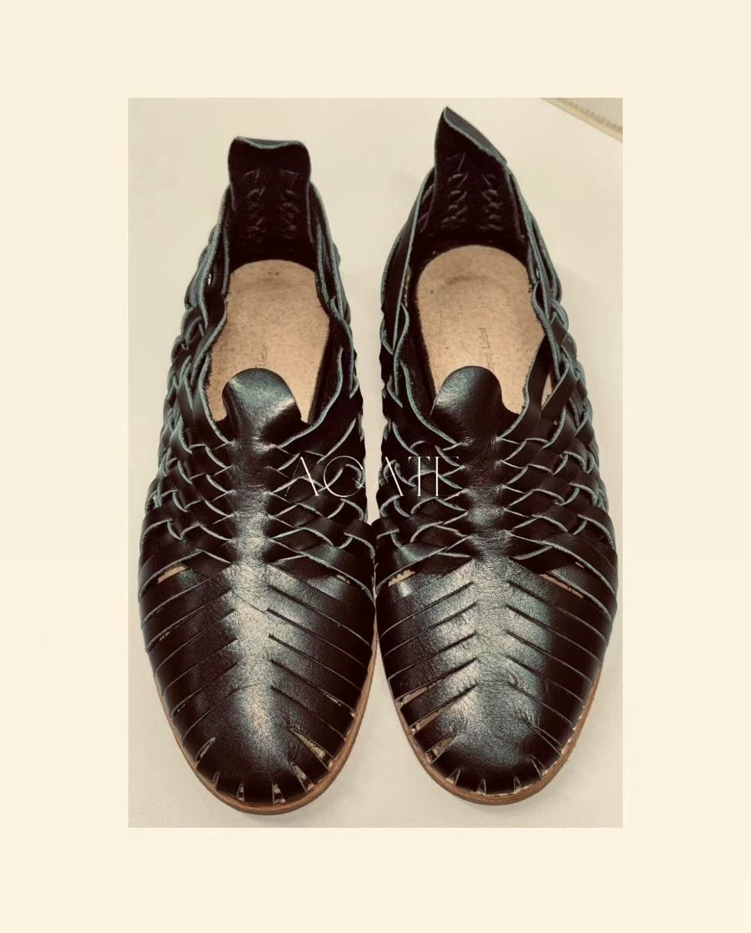 Yohji Yamamoto Yohji Yamamoto New Handmade Woven Leather Shoes 36-37 Size US 6 / IT 36 - 1 Thumbnail