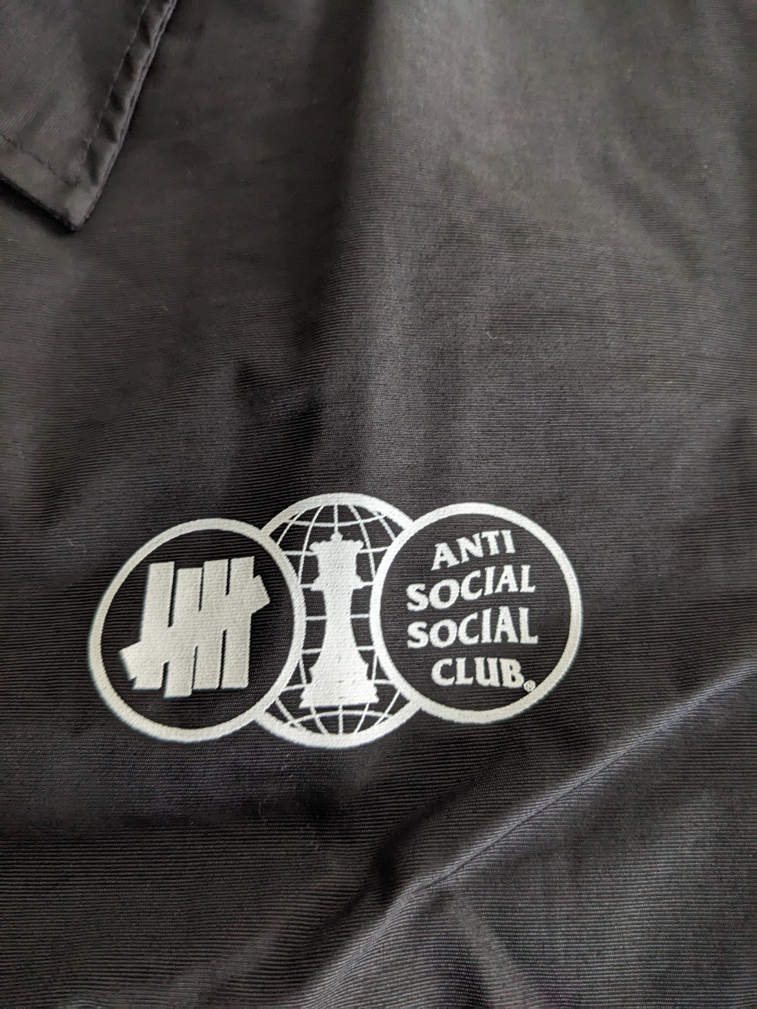 Anti Social Social Club × Undefeated Anti Social Social Club x Undefeated Position Coach Jacket Size US M / EU 48-50 / 2 - 2 Thumbnail
