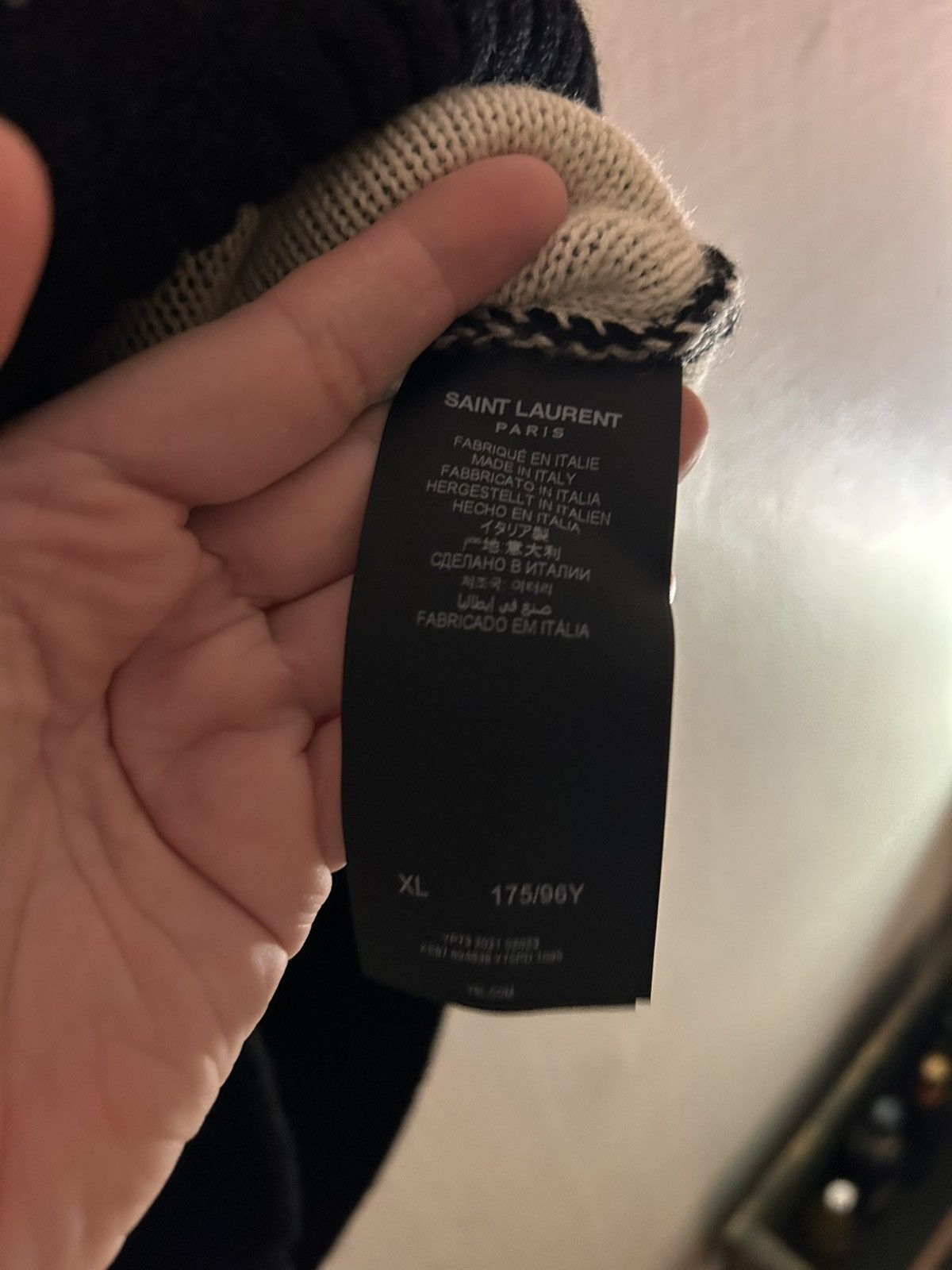 Saint Laurent Paris Saint Laurent Knit Sweater Size US M / EU 48-50 / 2 - 8 Thumbnail