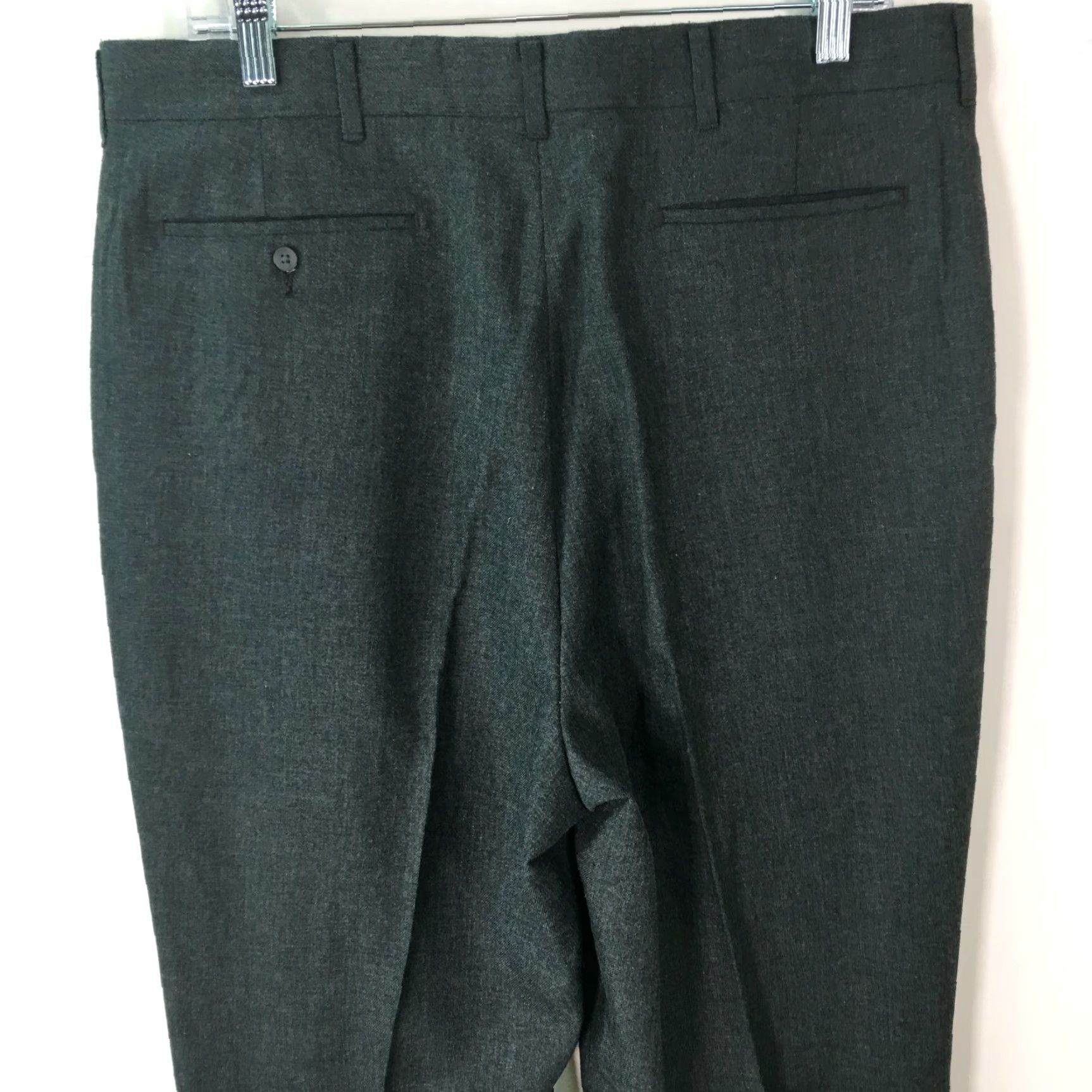 Haggar Haggar Mens Dress Pants Flat Front Straight Leg Gray 36X34 Size US 36 / EU 52 - 3 Thumbnail