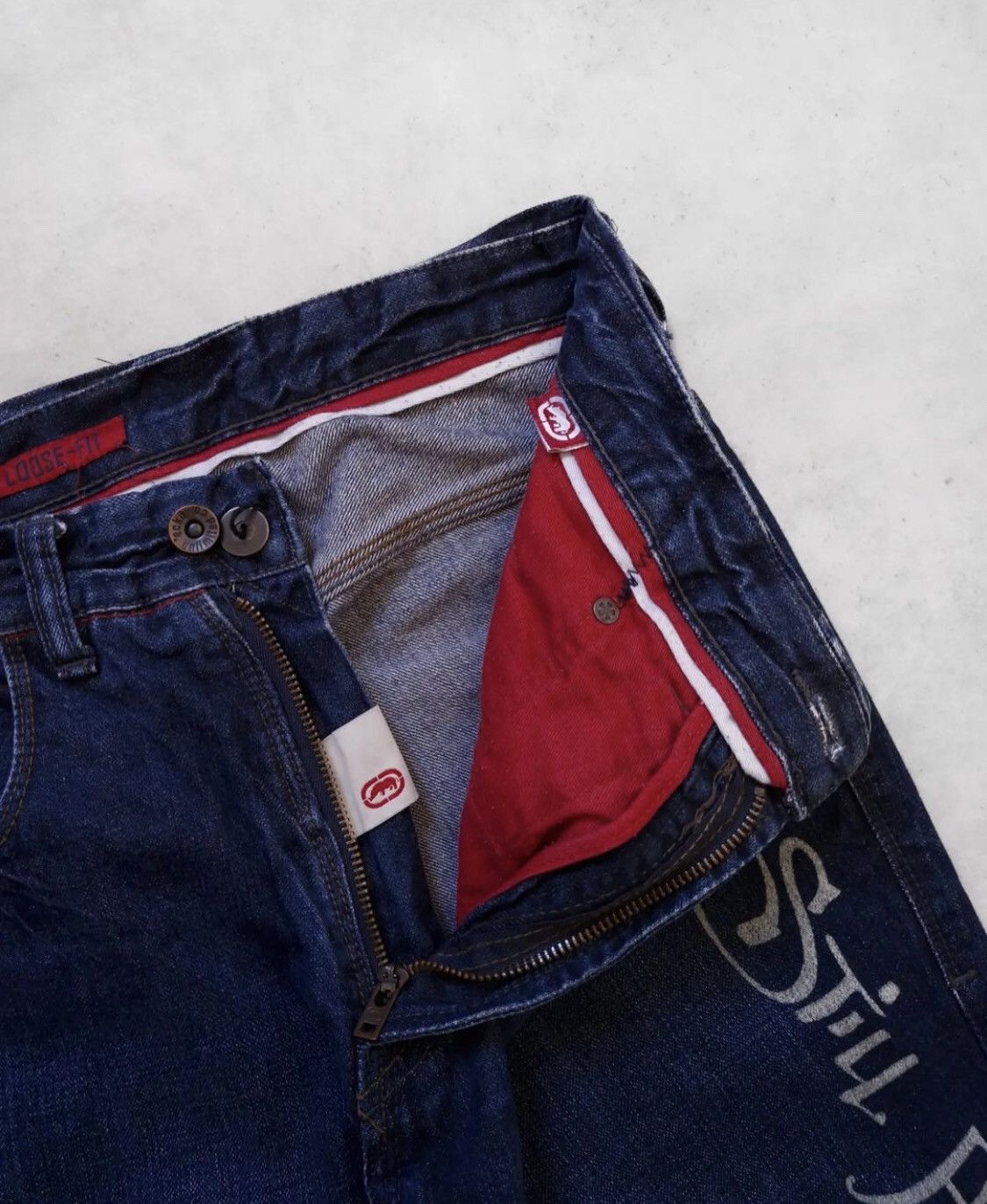 Ecko Unltd. × Rap Tees × Vintage Ecko Unltd vintage Baggy fit printed rap jeans size 30 Size US 30 / EU 46 - 8 Thumbnail