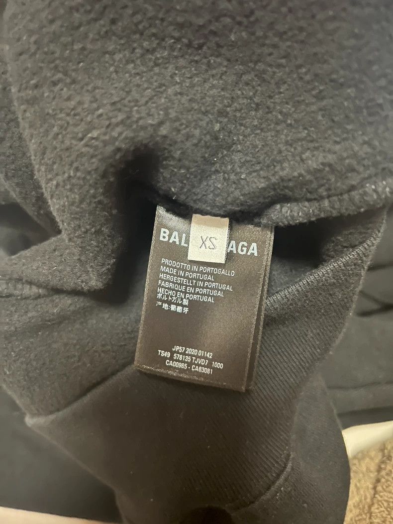 Balenciaga Balenciaga Black logo sweatshirt Size US XS / EU 42 / 0 - 4 Thumbnail