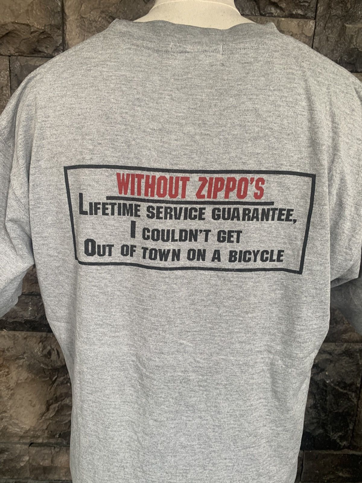 Zippo Vintage Zippo Metal Lighter Brand T shirt Size US L / EU 52-54 / 3 - 2 Thumbnail