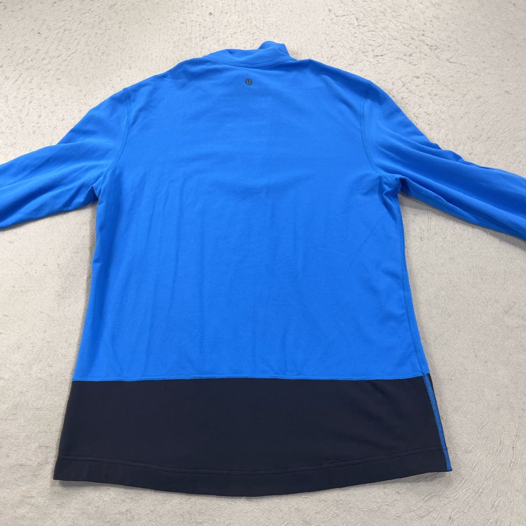 Lululemon Lululemon Jacket Mens Large Blue Black 1/4 Quarter Zip Pullover Stretch Gym Golf Size US L / EU 52-54 / 3 - 5 Thumbnail