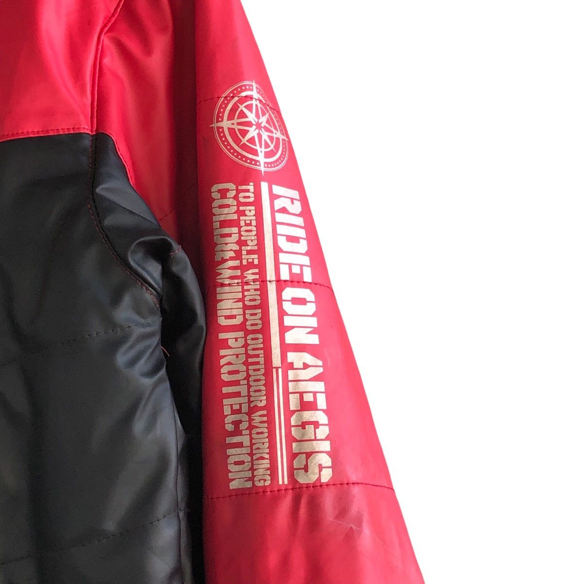 Vintage Ride On Aegis Biker Leather Jacket Size L Size US L / EU 52-54 / 3 - 5 Thumbnail