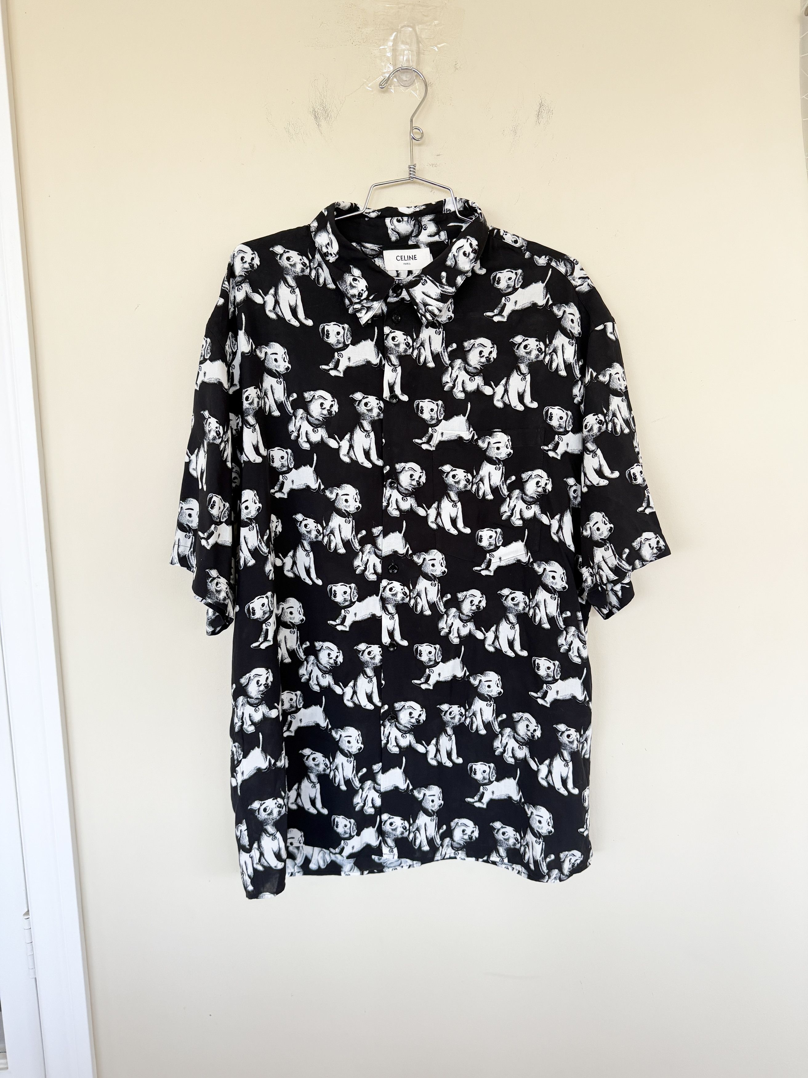 Celine Celine Dalmations Button Up NWT Size US XL / EU 56 / 4 - 1 Thumbnail
