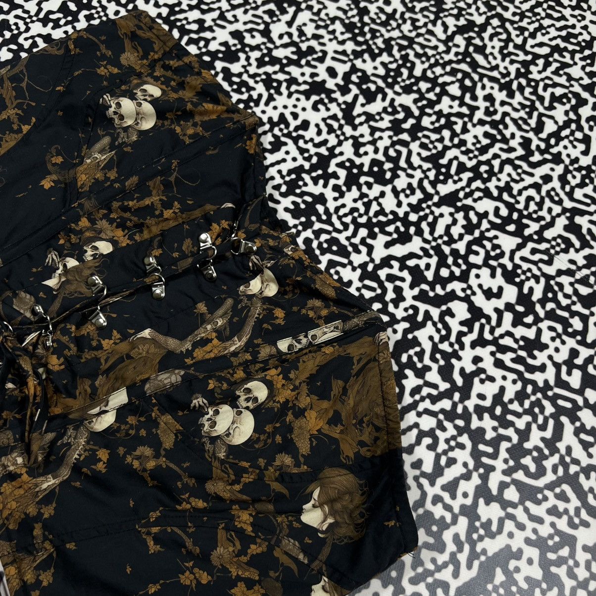 Disturbia Vintage Y2K Disturbia Gothic Skull Bones Japanese Tank Top Size XL / US 12-14 / IT 48-50 - 7 Thumbnail