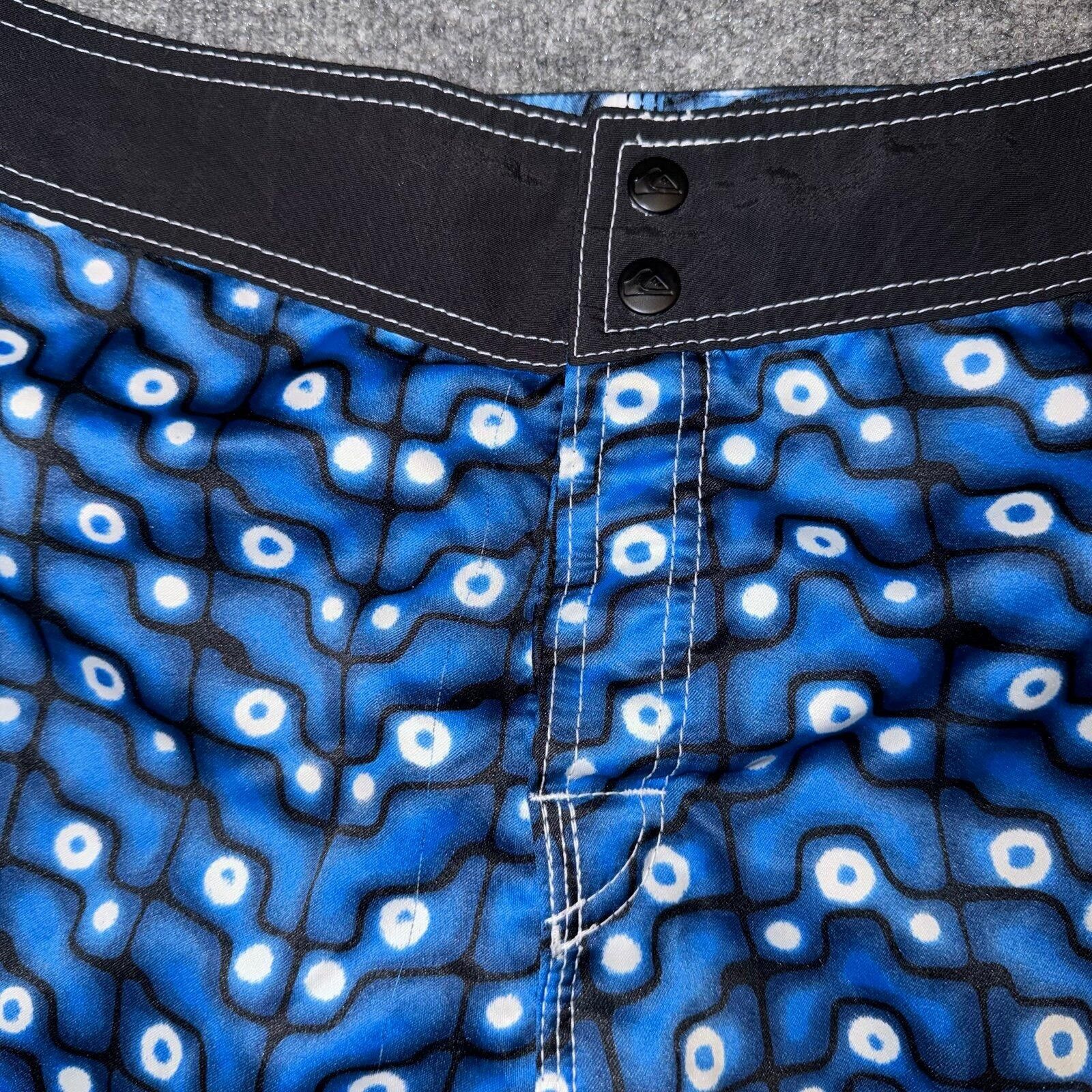 Quiksilver Quiksilver Blue Surf Board Shorts Mens LG VTG Y2K 90s Rare Size US 34 / EU 50 - 3 Thumbnail