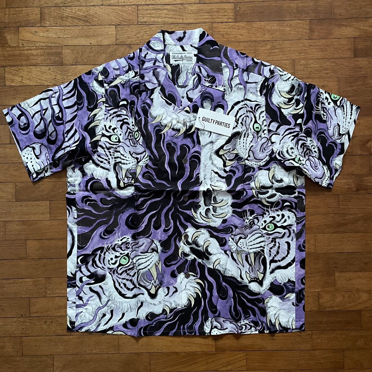 Wacko Maria Tiger Print Hawaiian Shirt