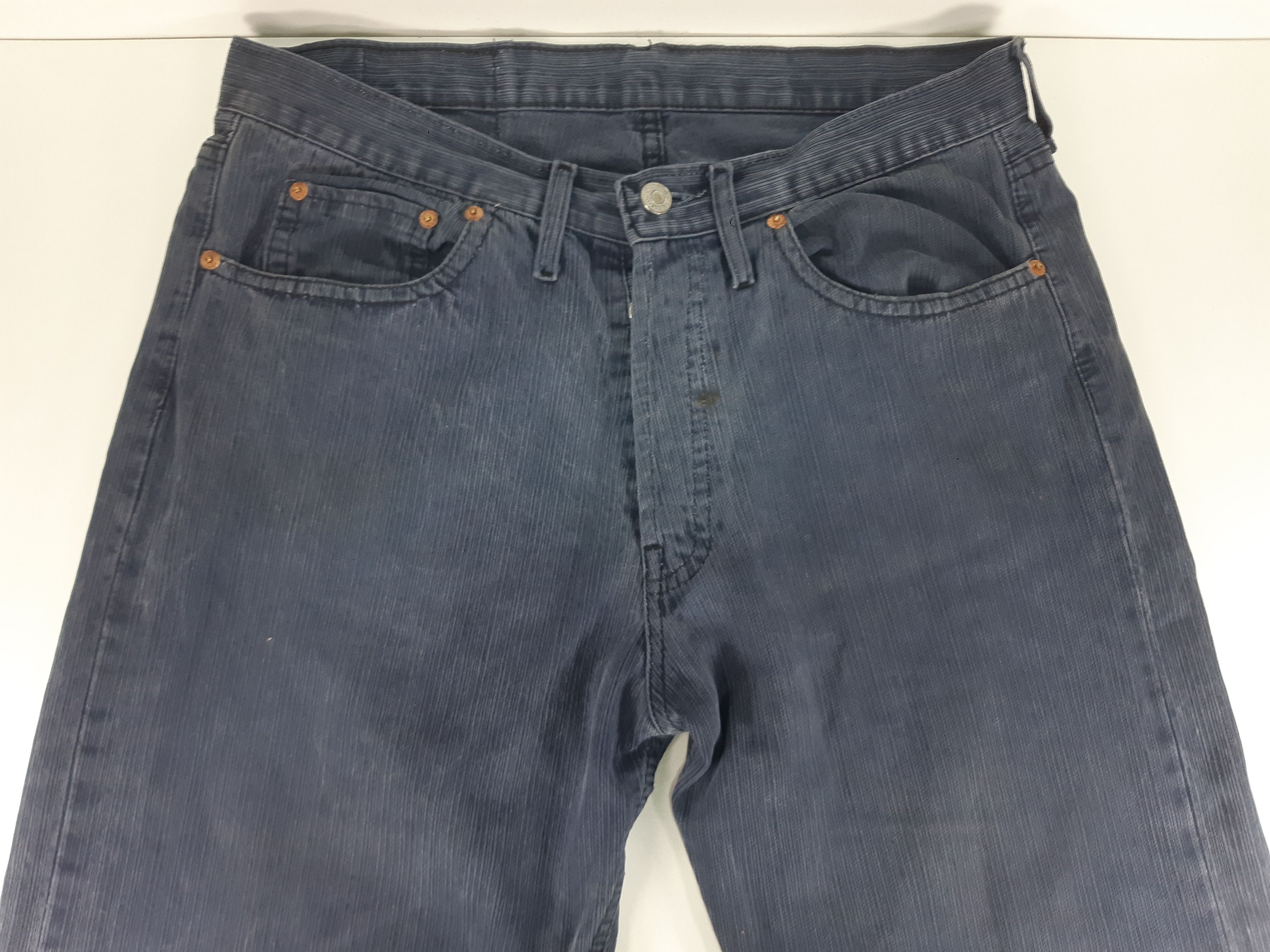 Levi's Vintage 90s LEVI'S 501 Gray Denim made in USA size W34/L36 Size US 34 / EU 50 - 3 Thumbnail