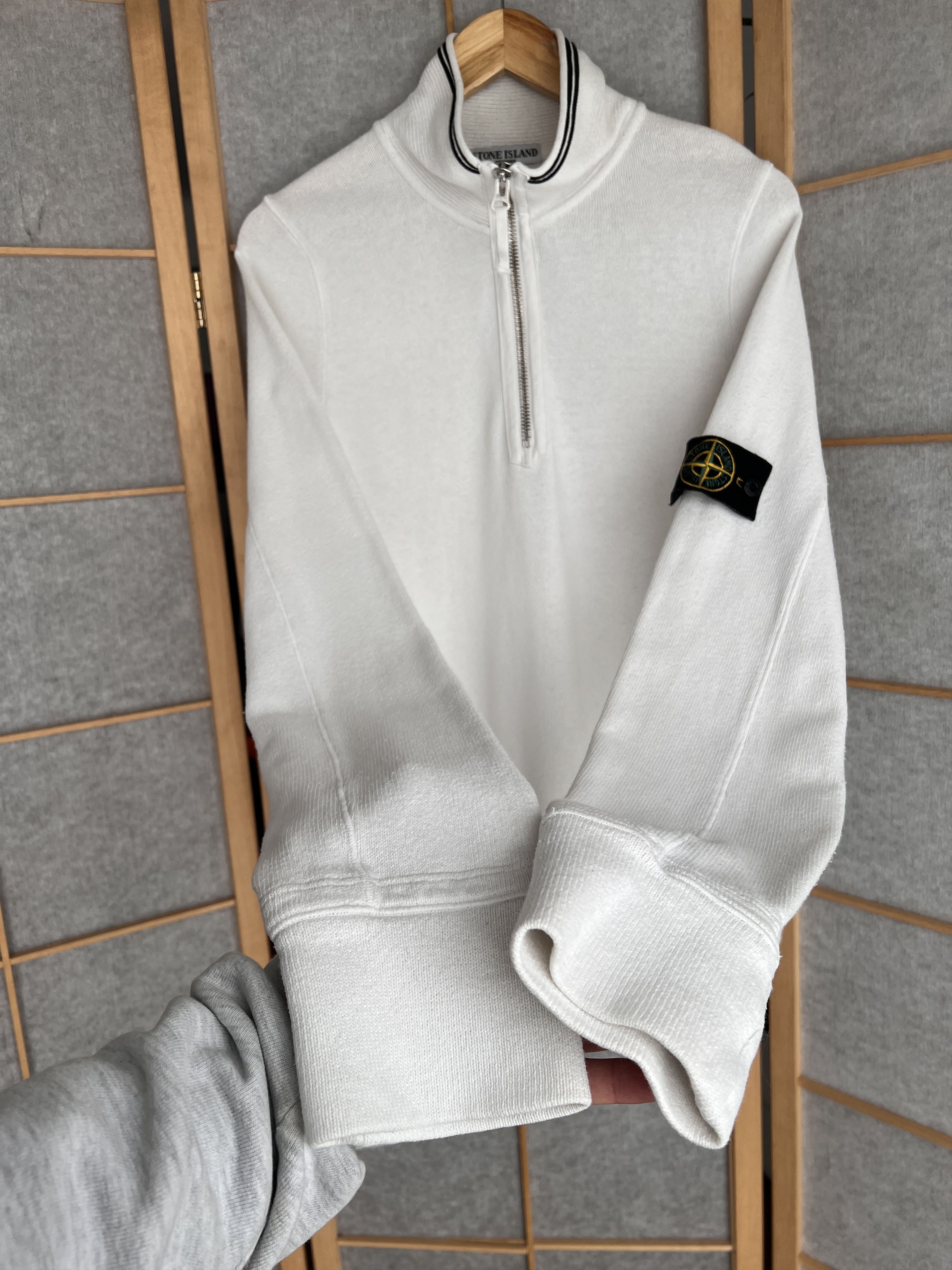 Stone Island Rare! Stone Island VTG 2007 knit half zip sweater old money Size US L / EU 52-54 / 3 - 10 Thumbnail