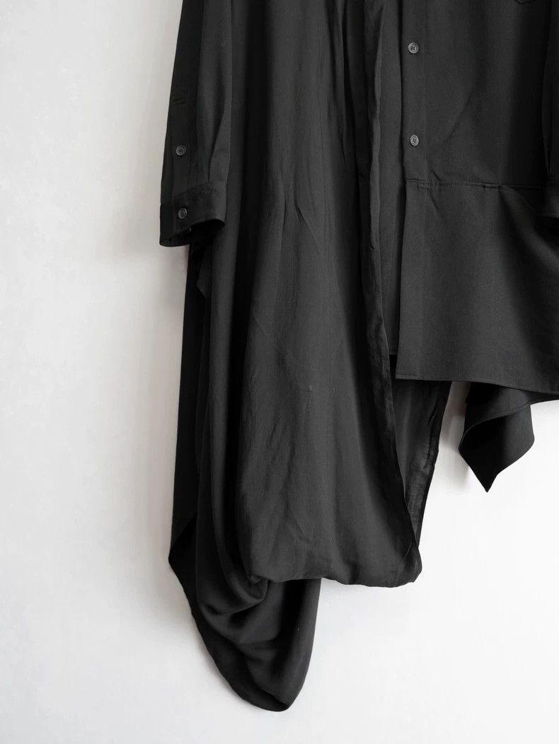 Yohji Yamamoto yohji yamamoto20 AW Fleece Tencel Shirt 2503-Nextarrow Size US M / EU 48-50 / 2 - 6 Thumbnail