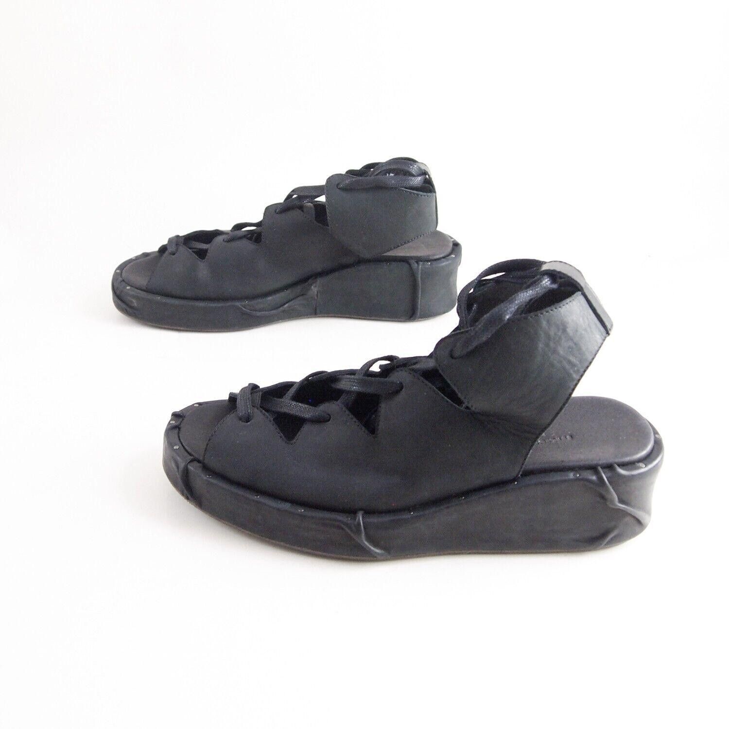 Masnada Masnada Gladiator Sandals Platform Black Size US 7 EU 37 Size US 7 / IT 37 - 2 Thumbnail