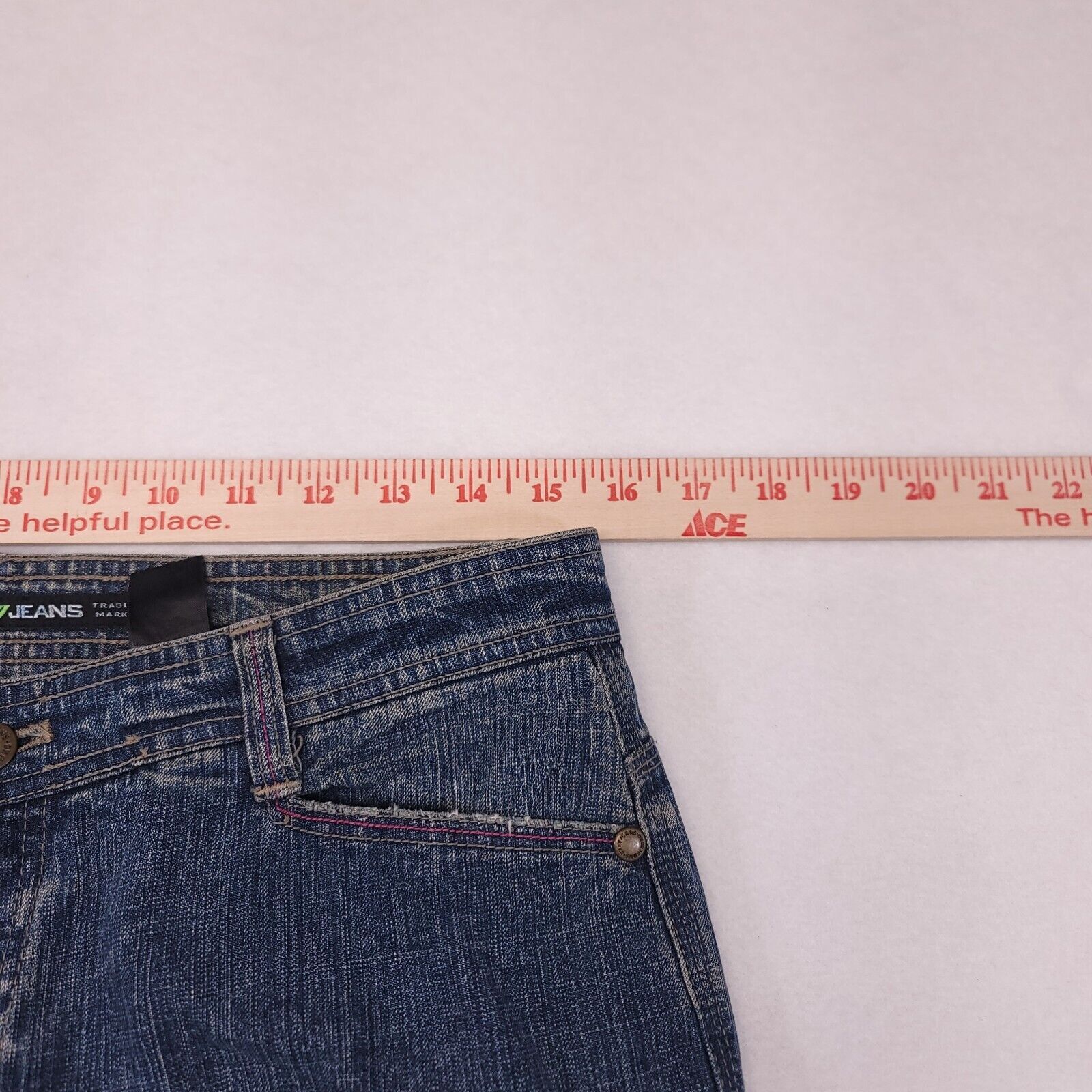 DKNY DKNY Button Zip Medium Wash Denim Jeans Womens Size 10 Blue Size 32" / US 10 / IT 46 - 8 Thumbnail