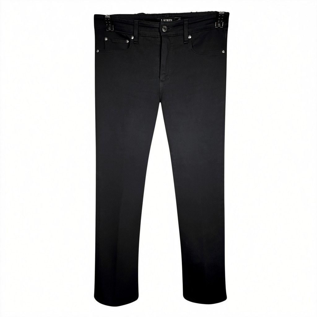 Lauren Ralph Lauren Lauren Ralph Lauren Womens 8 Black Straight High Rise Jeans Size 30" / US 8 / IT 44 - 1 Thumbnail