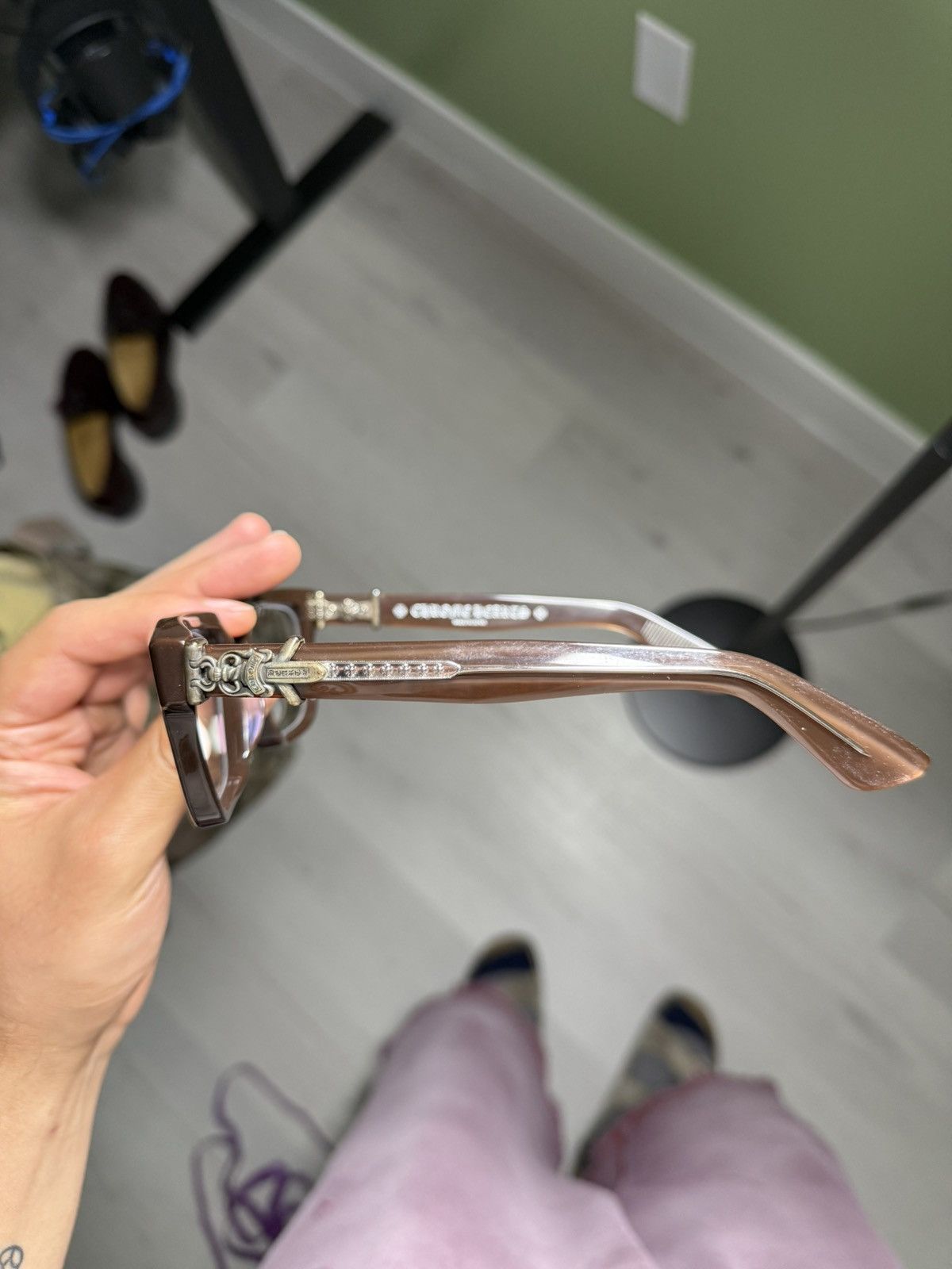 Chrome Hearts Chrome Hearts Vagillionaire II Glasses Size ONE SIZE - 12 Thumbnail