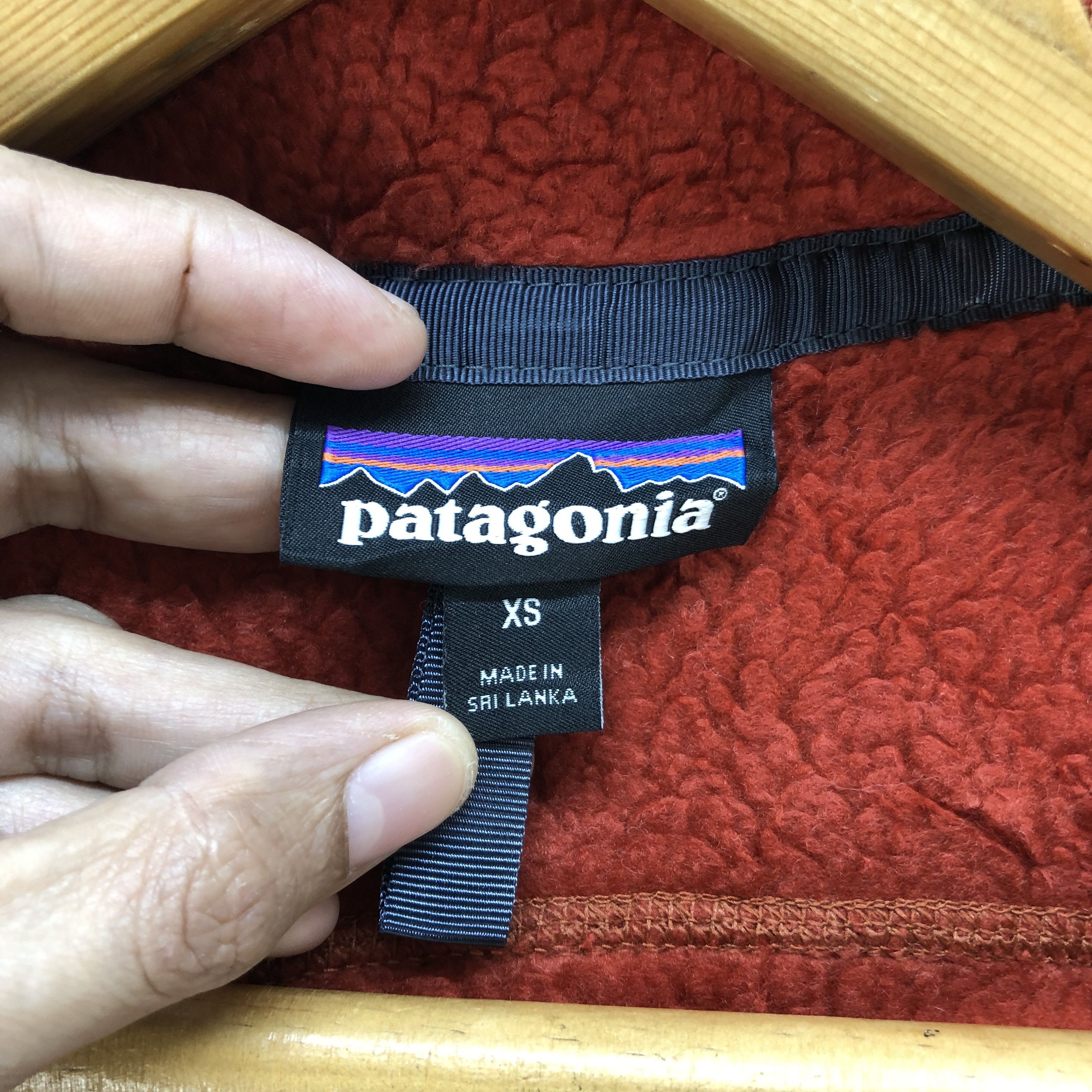 Patagonia PATAGONIA DEEP PILE ORANGE FLEECE HOODIE JACKET #7339-130 Size XS / US 0-2 / IT 36-38 - 8 Thumbnail