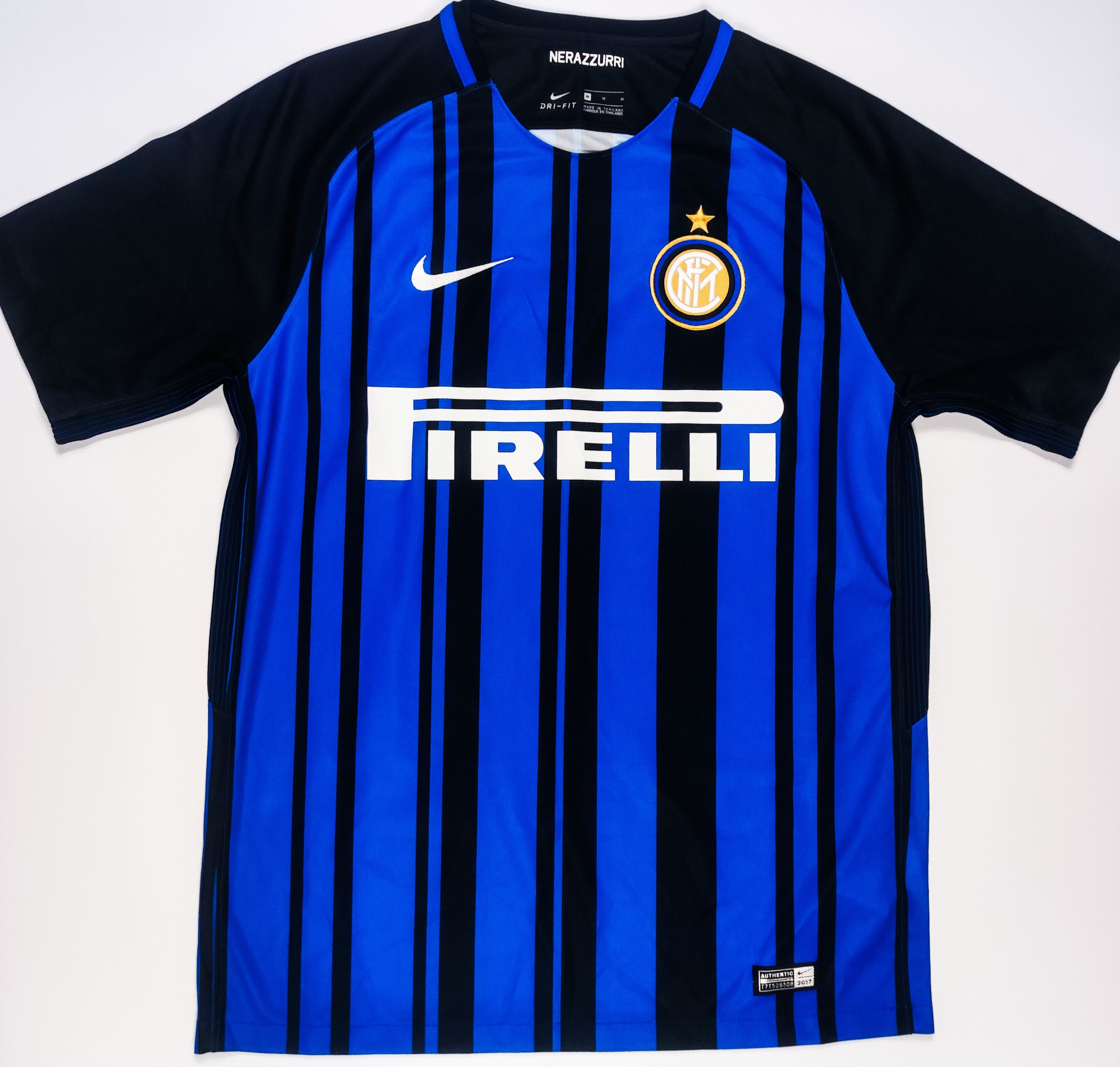 Nike Roberto #50 Inter Milan 2017 2018 Nike Home Shirt Size US M / EU 48-50 / 2 - 1 Thumbnail