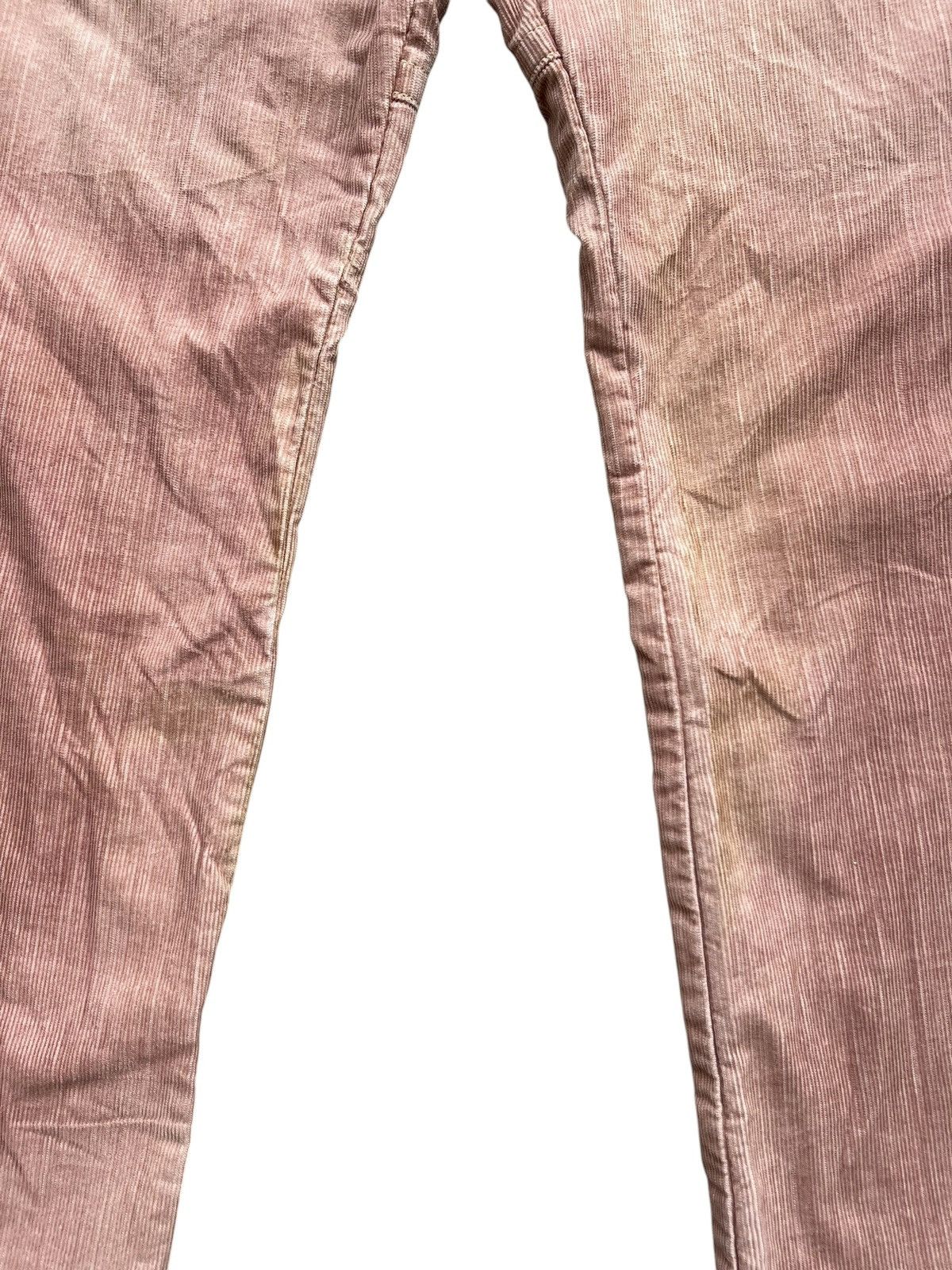 Japanese Brand Sunfaded Pink Corduroy Wide Baggy Pants 32x27 Size 32" / US 10 / IT 46 - 6 Thumbnail