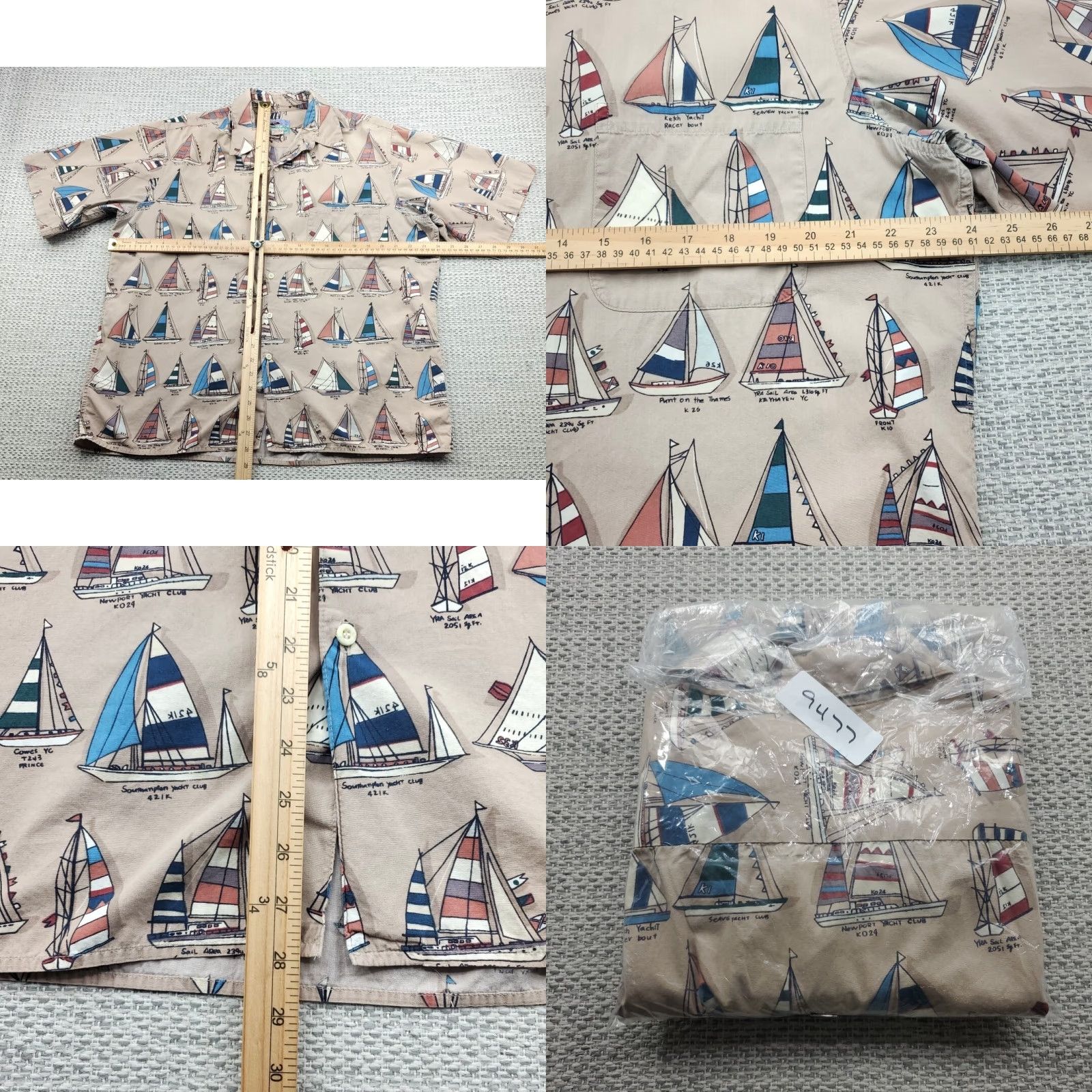 Reyn Spooner VINTAGE Reyn Spooner Shirt Men's L Large Hawaiian Traditionals Sailboats All Over Print Size US L / EU 52-54 / 3 - 8 Thumbnail