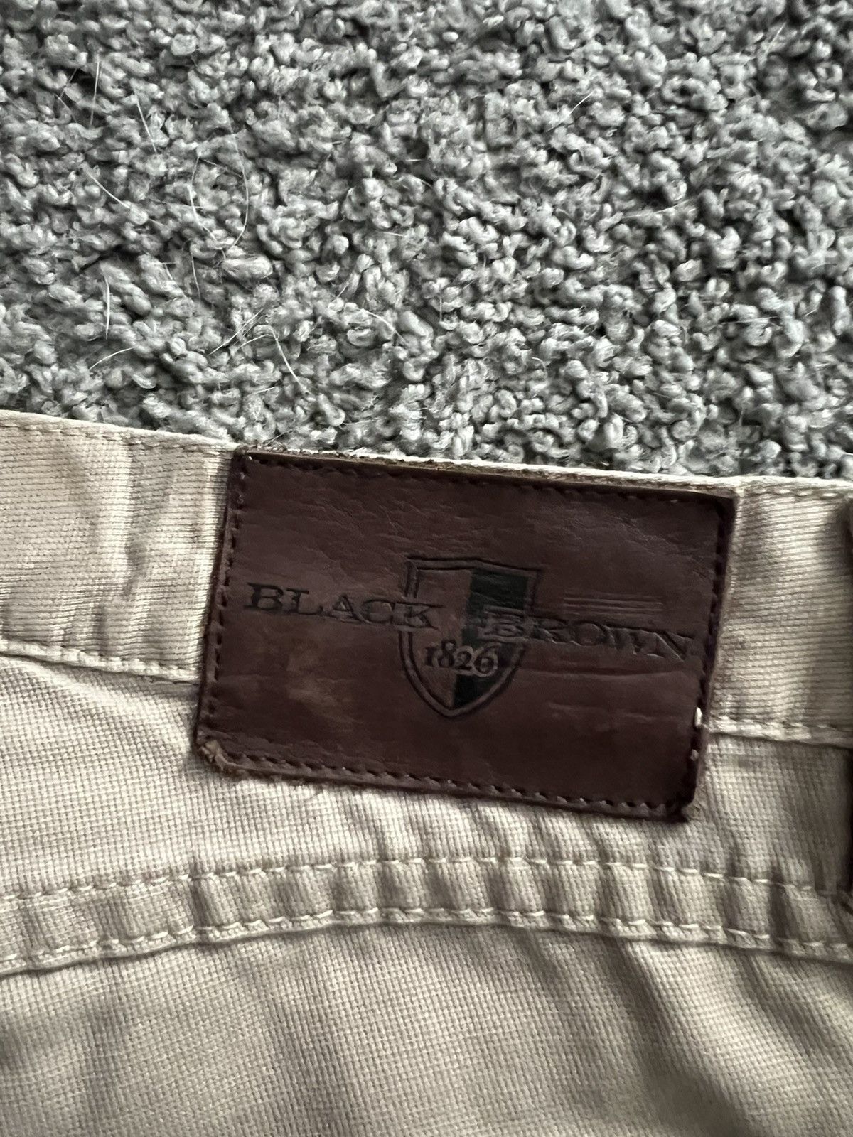 Black Brown 1826 Black Brown 1826 Khaki Dress Pants Size US 33 - 4 Thumbnail