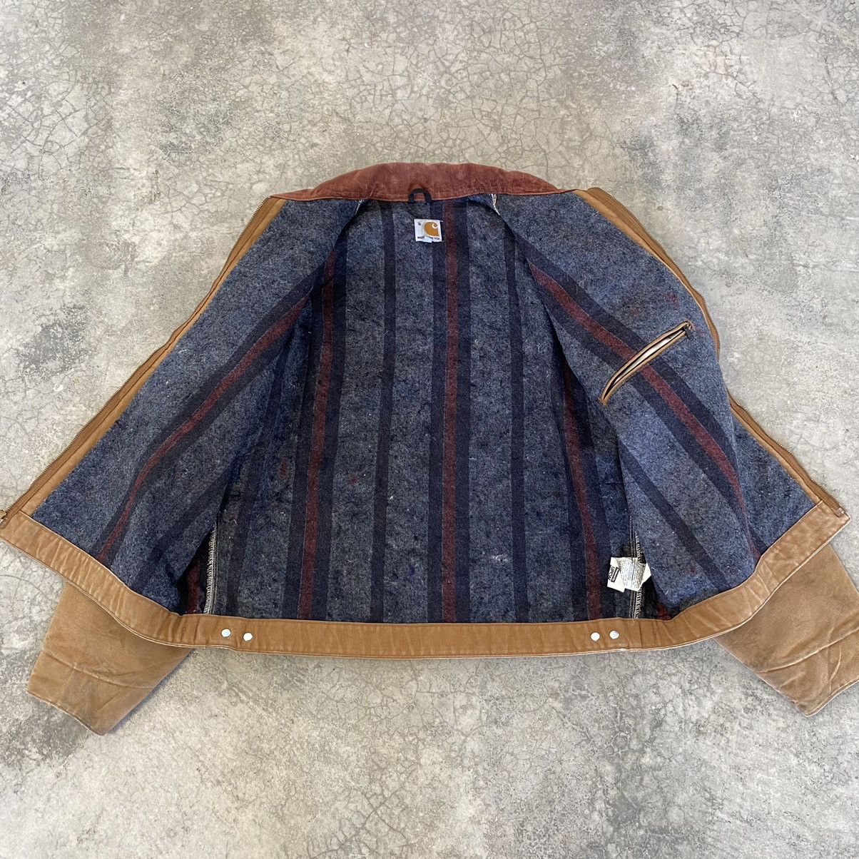 Carhartt Vintage Carhartt Detroit Blanket Lined Workwear Jacket J001 Size US XL / EU 56 / 4 - 19 Thumbnail