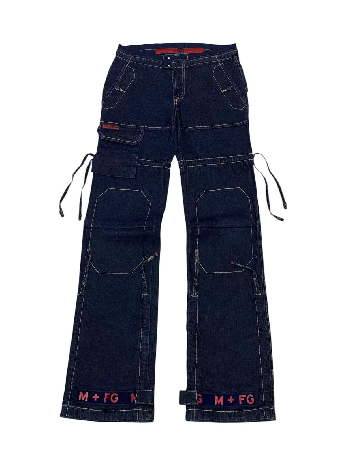 Marithe + Francois Girbaud Marithe Francois Girbaud Wide Leg Jeans Size 26" / US 2 / IT 38 - 1 Thumbnail