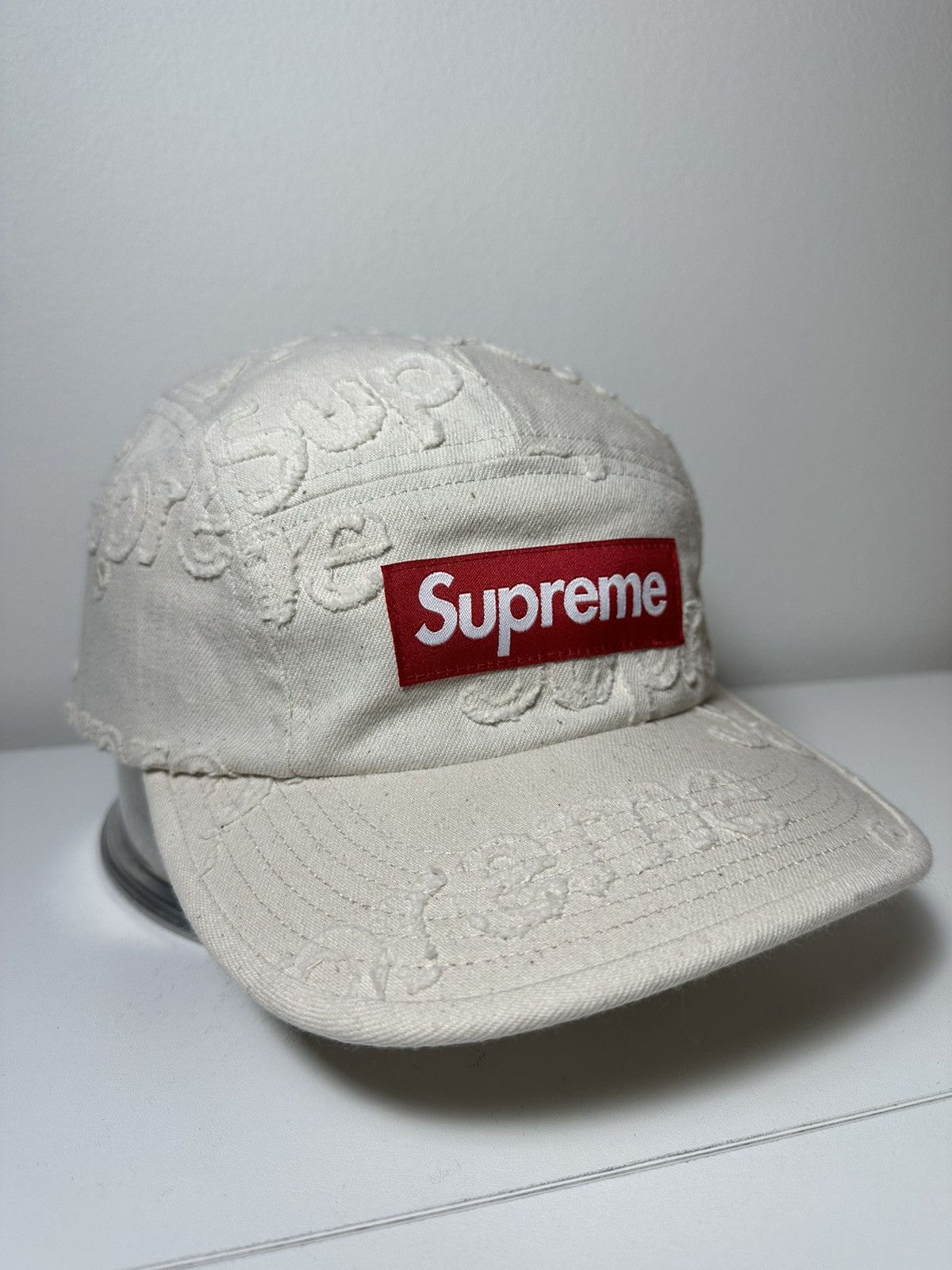 Supreme Supreme Lasered Denim Camp Cap Size ONE SIZE - 3 Thumbnail