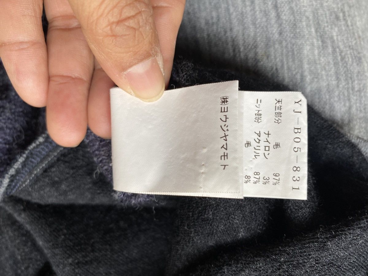 Y's Y’s Yohji Yamamoto Gray Layered Hem Knit Top Size XS / US 0-2 / IT 36-38 - 13 Thumbnail