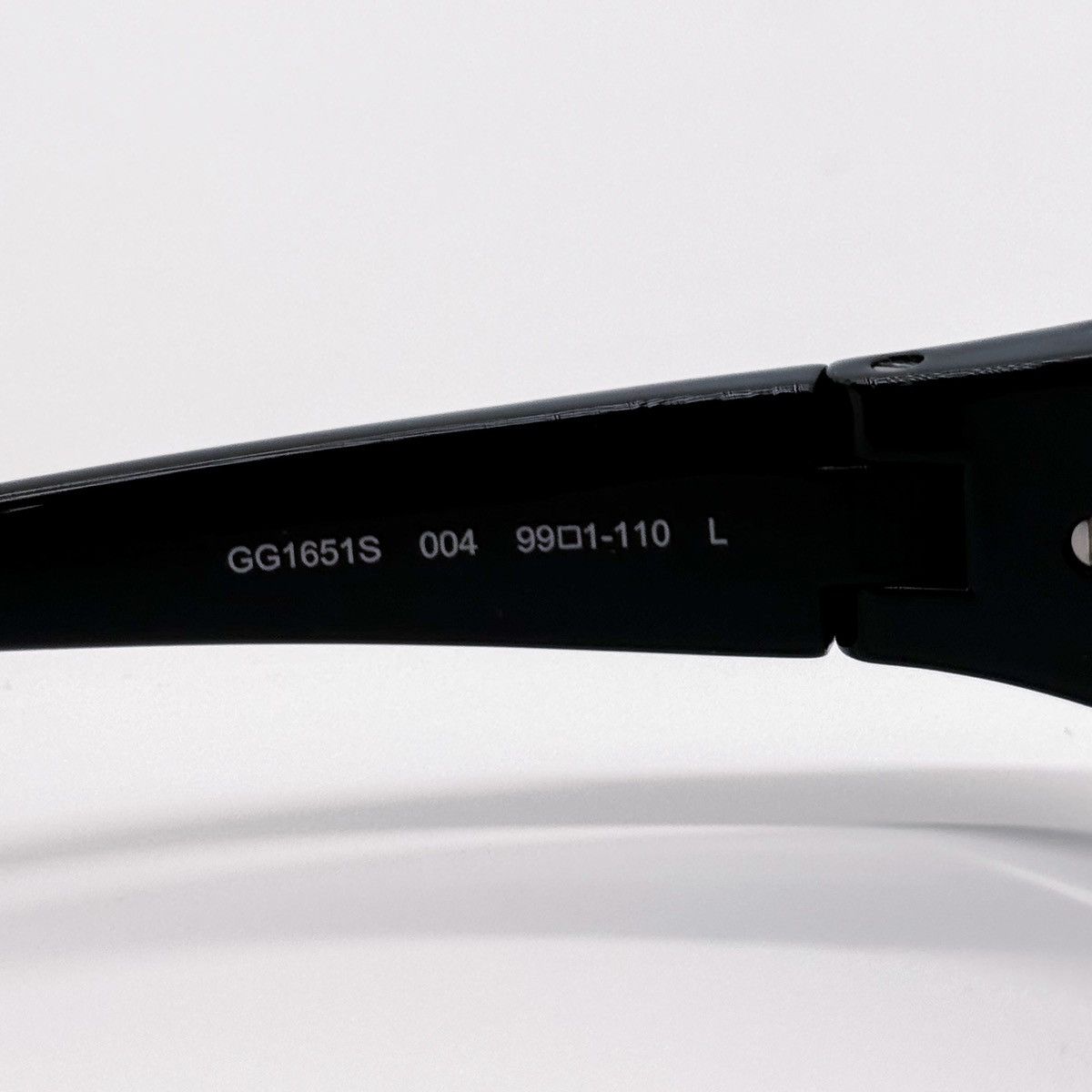 Gucci NEW GUCCI GG1651S 004 MASK BLACK SILVER WOMEN SUNGLASSES Size ONE SIZE - 7 Thumbnail