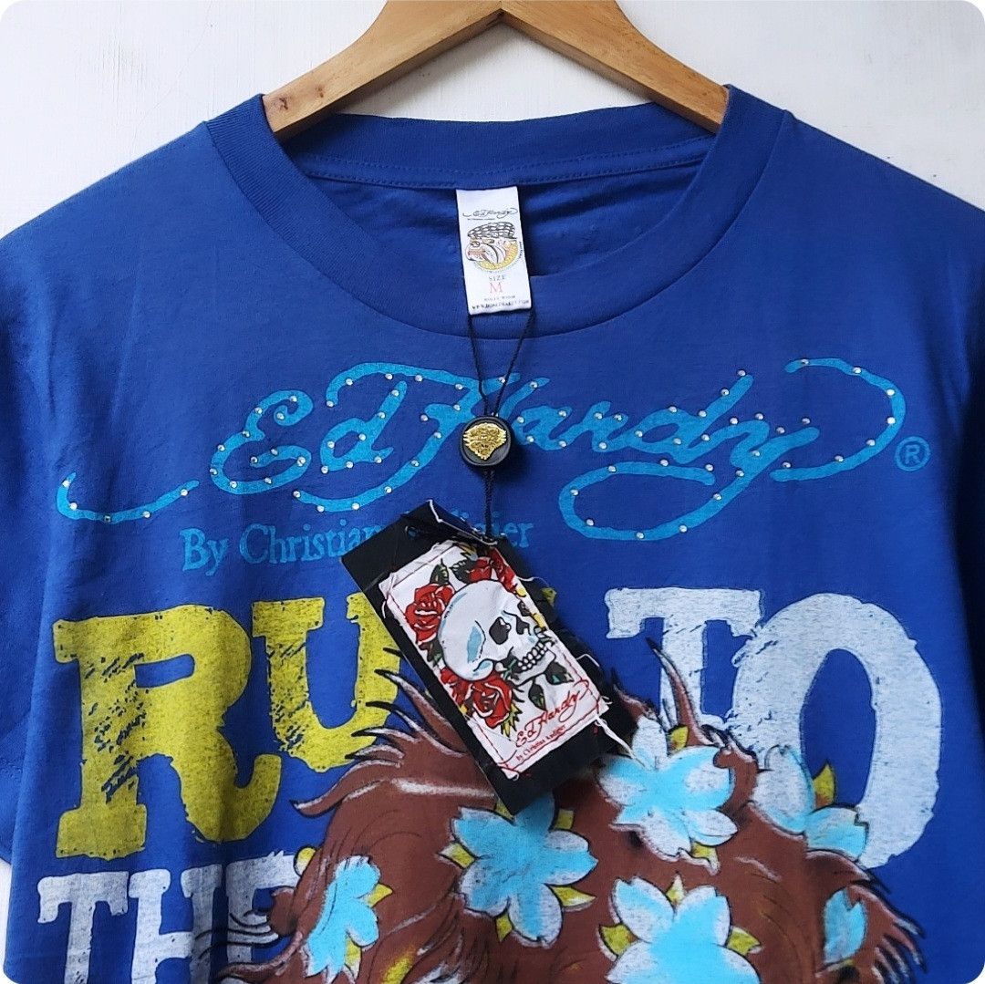Christian Audigier × Ed Hardy Ed Hardy By Christian Audigier Allover Print T-shirt Size US M / EU 48-50 / 2 - 5 Thumbnail