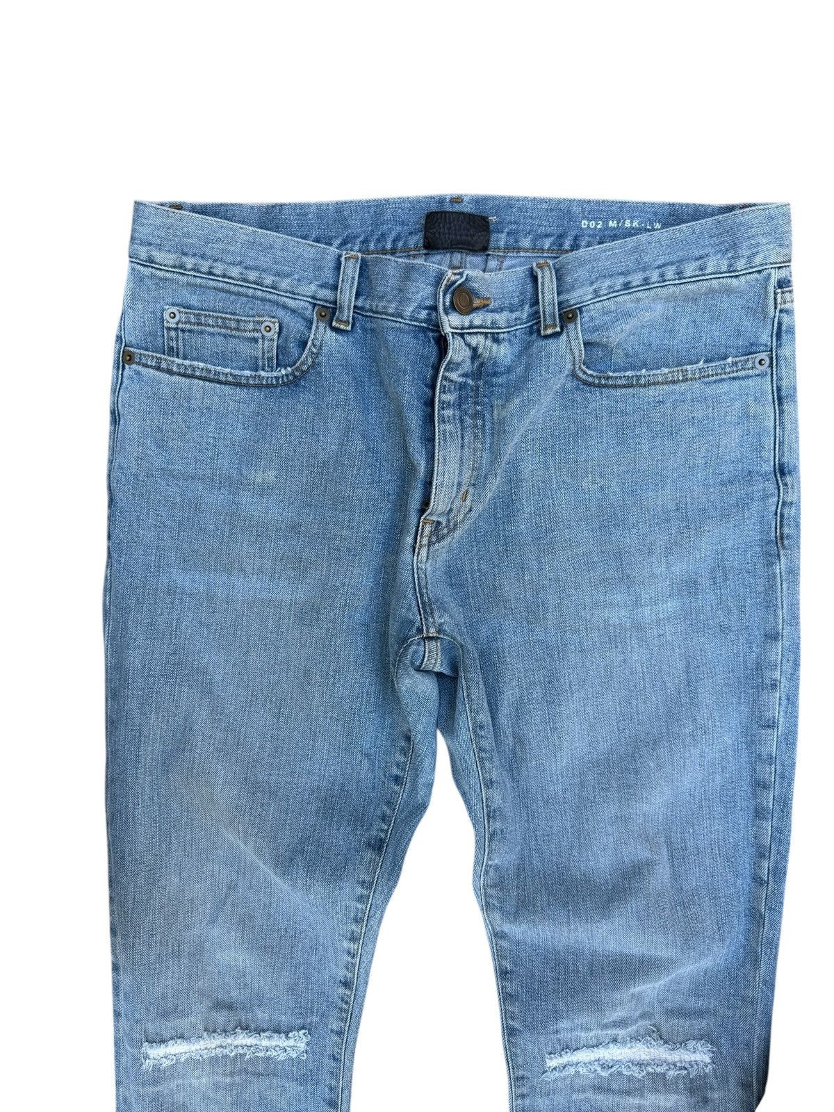 Saint Laurent Paris Saint laurent d02 blue distressed denim Size US 33 - 6 Thumbnail