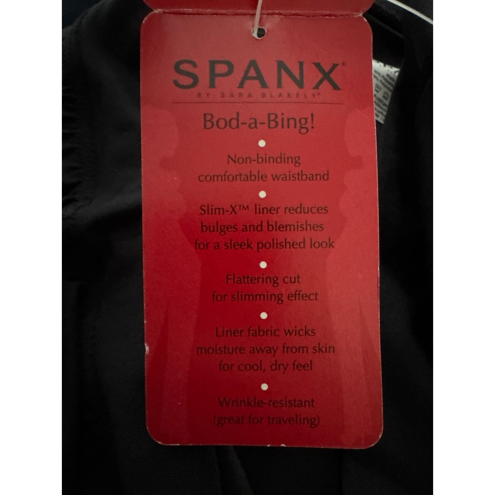 Spanx NWT Spanx Bod-a-Bing pants secret slimming liner black XL Size 36" / US 14 / IT 50 - 11 Thumbnail