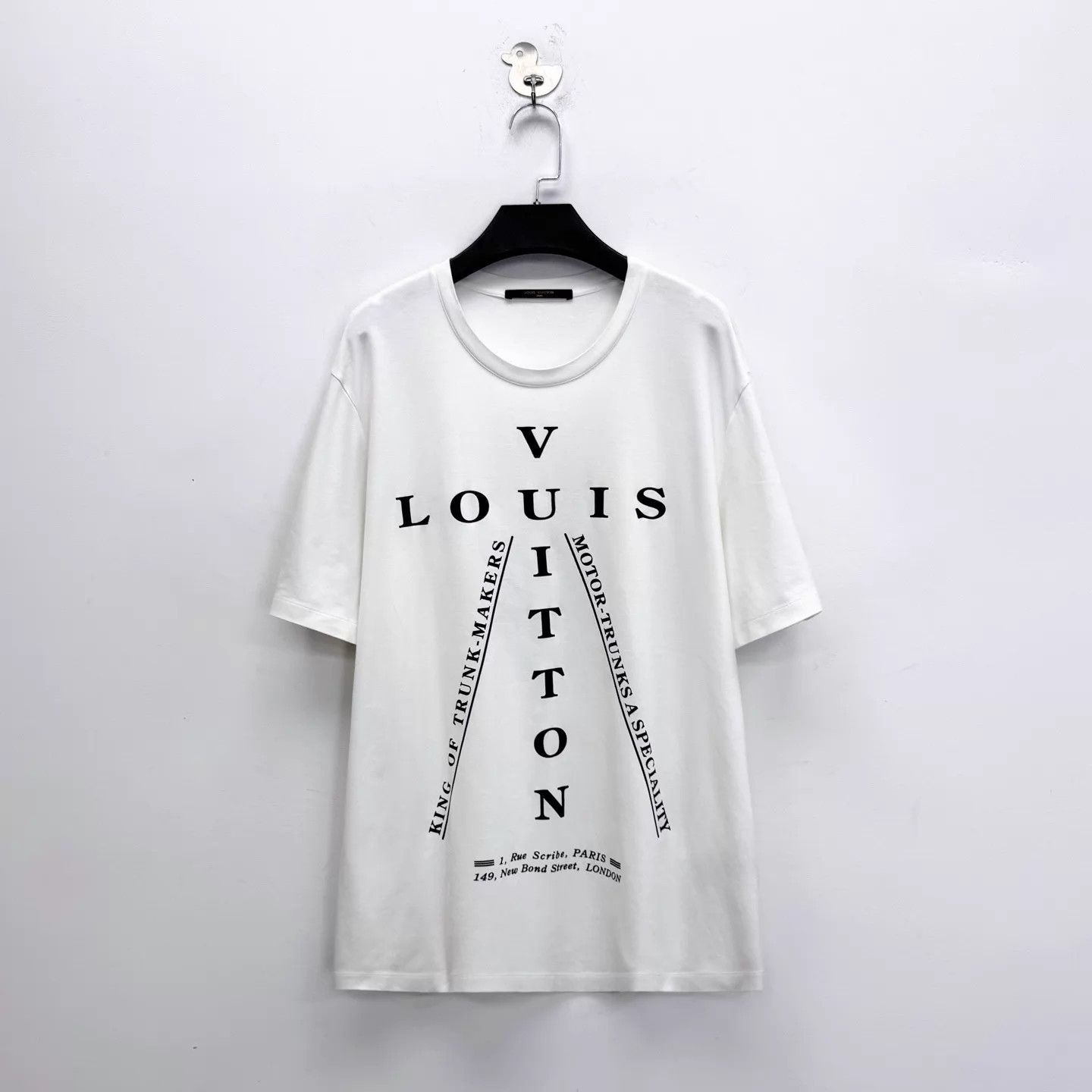 Louis Vuitton Louis Vuitton White Twisted Trefoil Logo T-shirt XXL Unisex Size US XXL / EU 58 / 5 - 1 Thumbnail