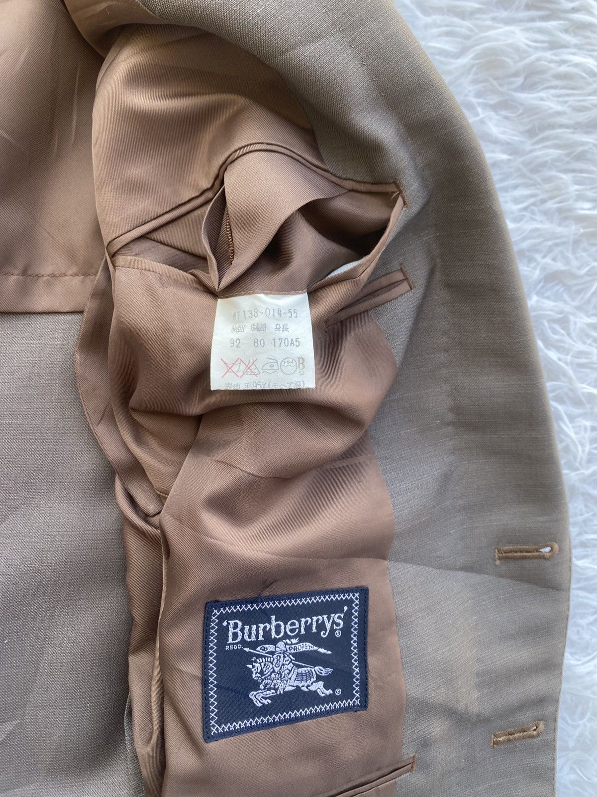Burberry Rare Vintage Burberry Blazer Size 34S - 11 Thumbnail
