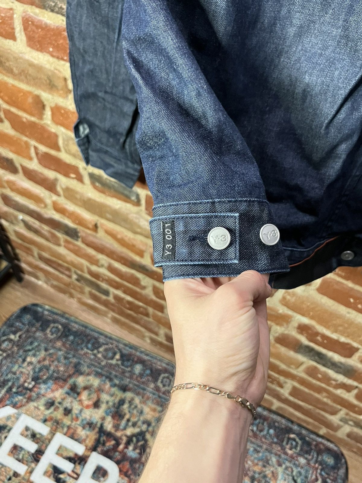 Yohji Yamamoto y-3 2007 denim jacket Size US L / EU 52-54 / 3 - 5 Thumbnail