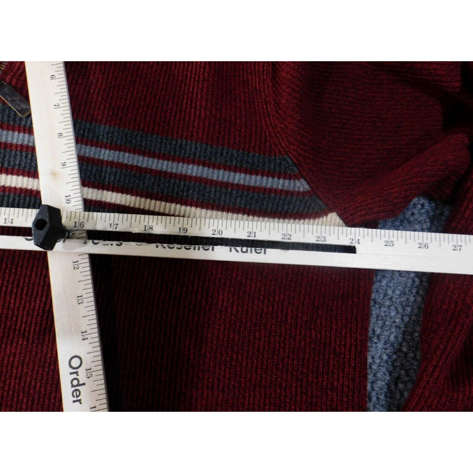 Eddie Bauer VINTAGE Eddie Bauer Sweater Mens XL Half Zip Pullover Striped Classic Knit Size US XL / EU 56 / 4 - 6 Thumbnail