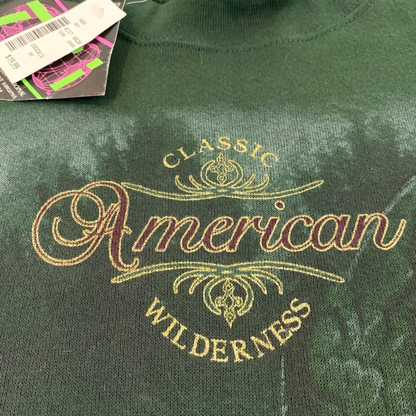 Vintage VINTAGE TSI Nature Sweatshirt Mens XL Green Eagle Wilderness Animal Crew Pullover NEW Jacket Size US XL / EU 56 / 4 - 3 Thumbnail