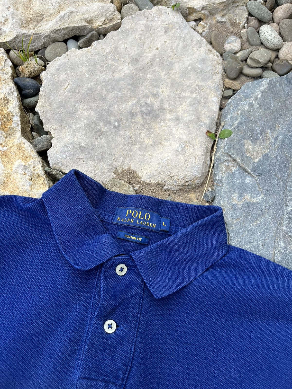 Polo Ralph Lauren × Ralph Lauren Polo Ralph Lauren striped tee t-shirt y2k chest small pony Size US L / EU 52-54 / 3 - 10 Thumbnail