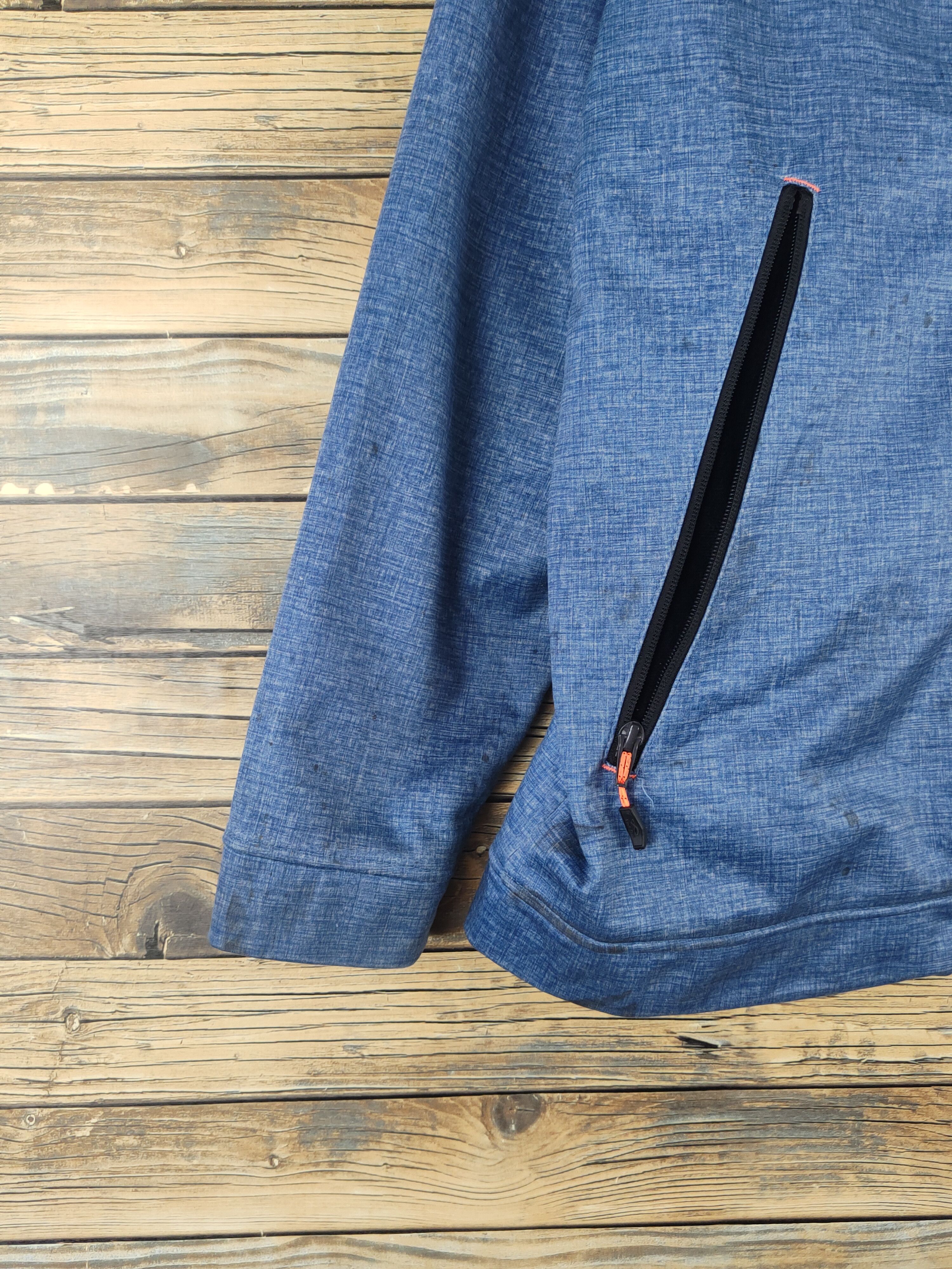 Japanese Brand Find Out Blue Nylon Sportswear Hoodie Sweaters #W2253 Size US L / EU 52-54 / 3 - 4 Thumbnail