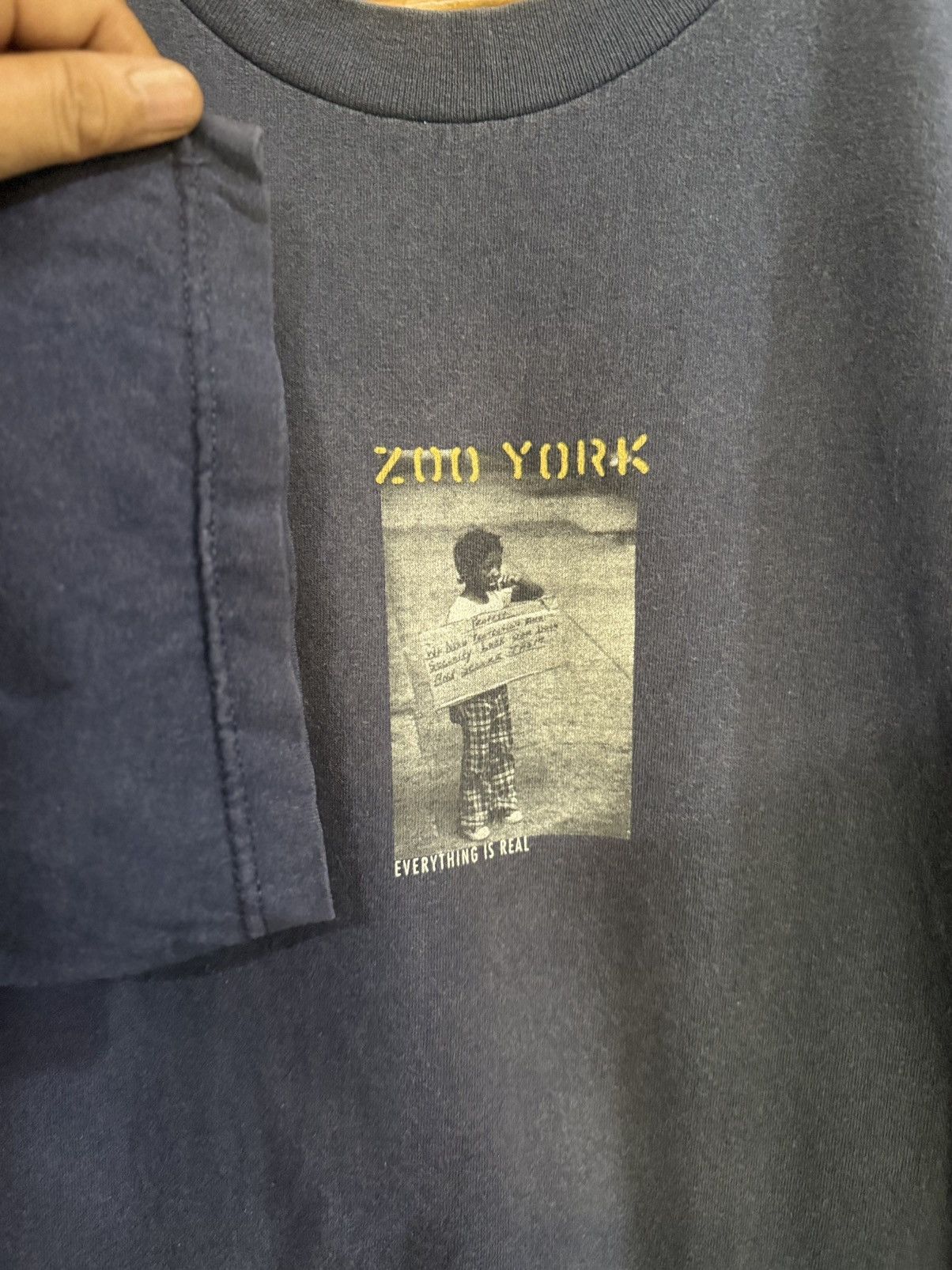 Girl Skateboards × Vintage × Zoo York Vintage 90s Zoo York Everything Is Real Skategang Faded Tee Size US XL / EU 56 / 4 - 5 Thumbnail