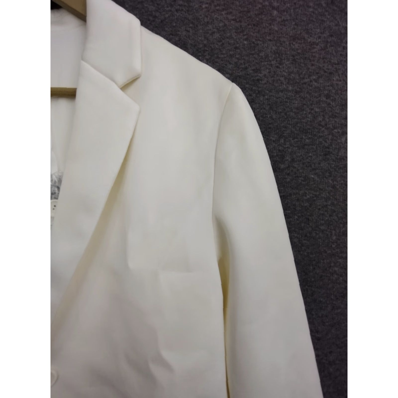 Vintage Stylus X LaDarius Campbell Lightweight Jacket Blazer Casual Ivory Mens S/M Size 36R - 7 Thumbnail