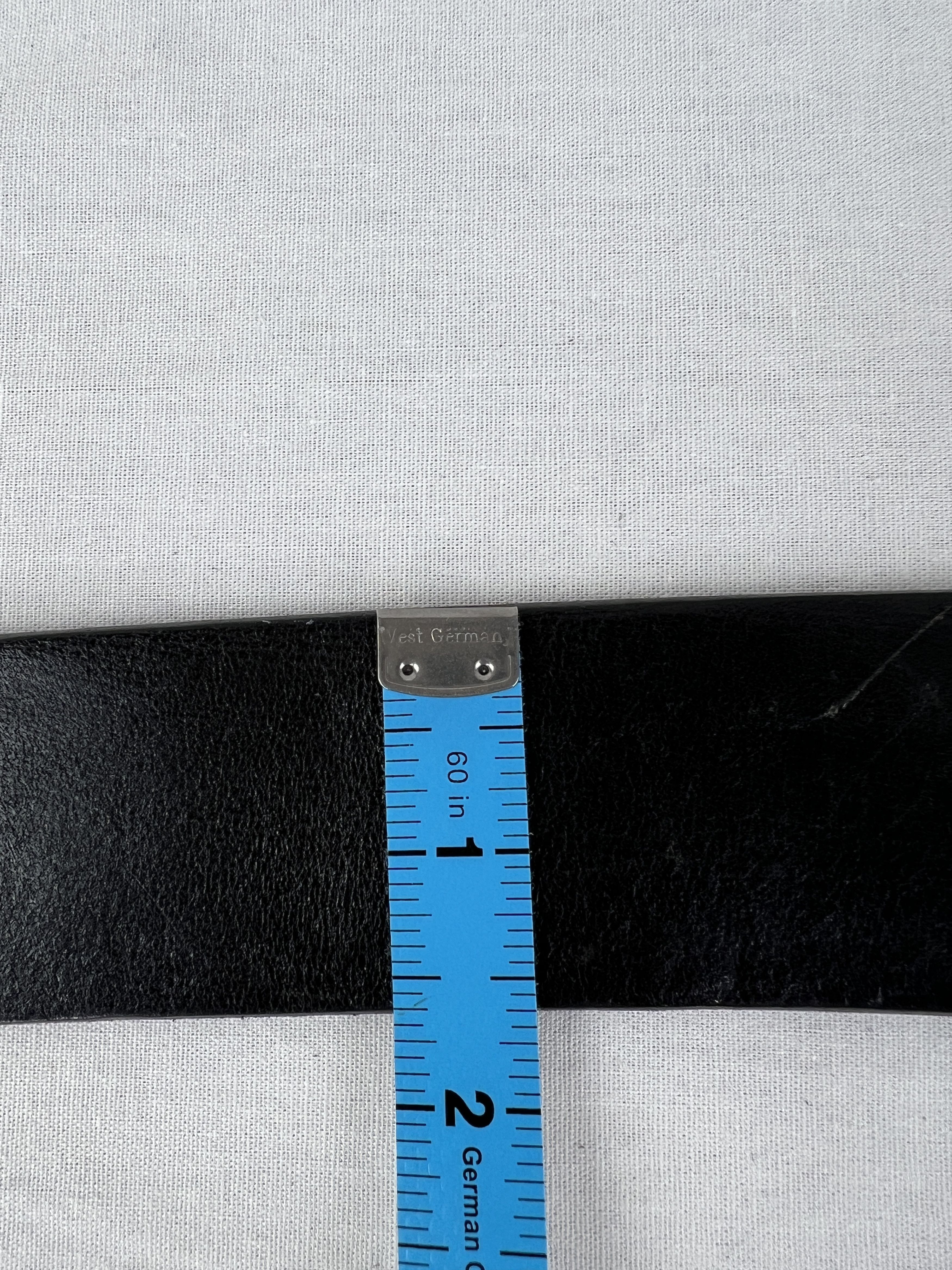 Diesel Vintage y2k Diesel Fork Buckle Cowboy Black Leather Belt Size ONE SIZE - 15 Thumbnail