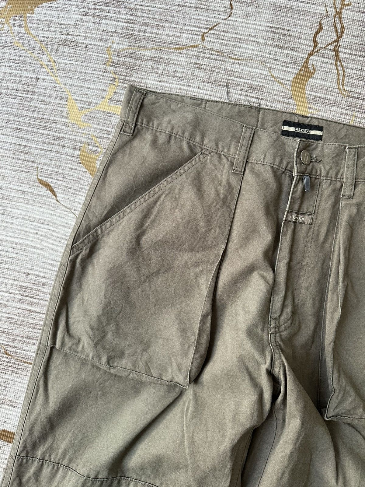 Marithe + Francois Girbaud Vintage Marithe Francois Girbaud (MFG) Fatigue Faded Pant Size US 32 / EU 48 - 10 Thumbnail