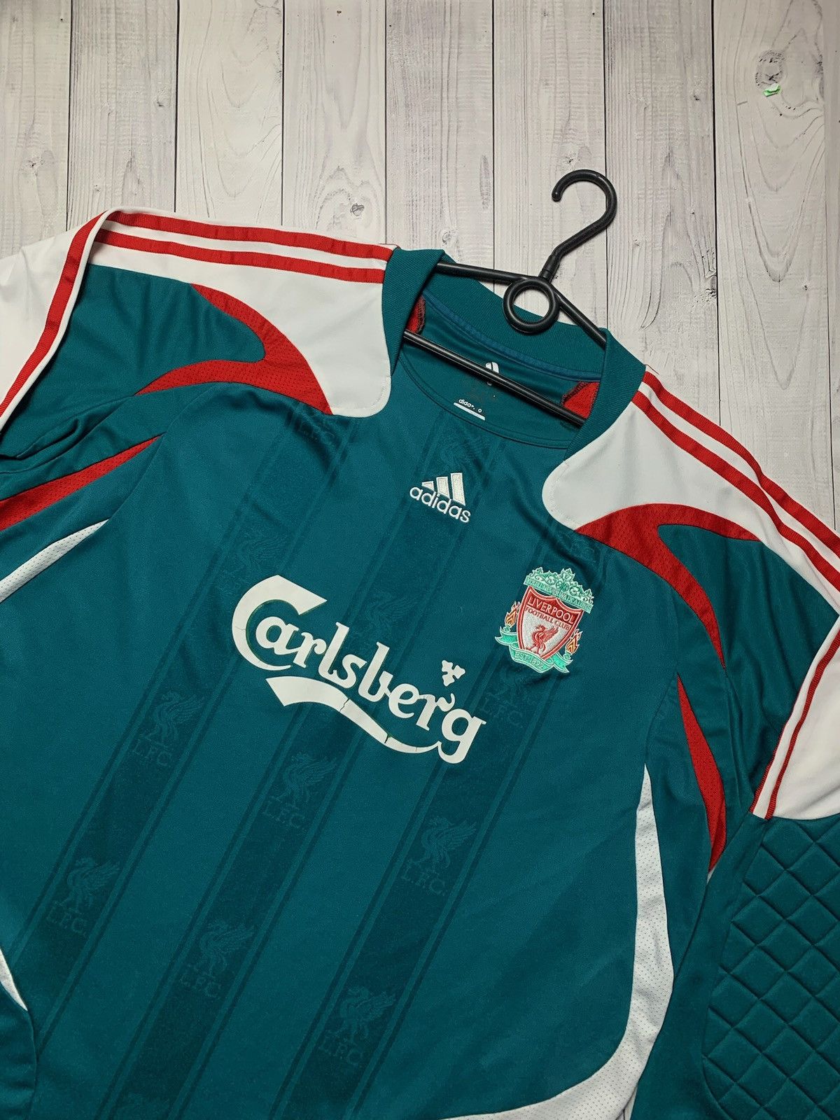 Vintage Vintage adidas Liverpool goalkeeper soccer jersey rare XL Size US XL / EU 56 / 4 - 3 Thumbnail