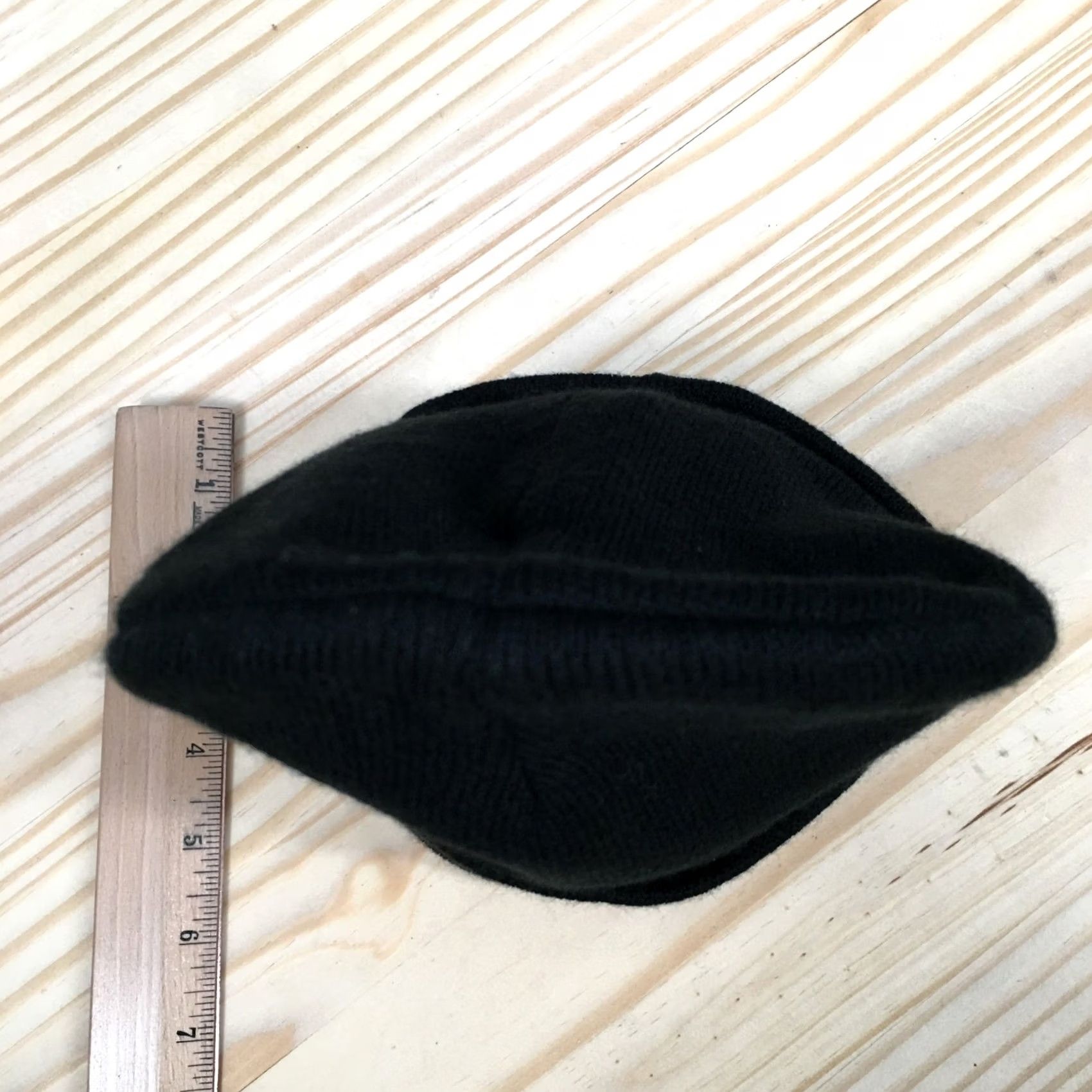 Levi's Levi's Winter Beanie Hat Unisex Black Adjustable Knitted Acrylic One Size Size ONE SIZE - 4 Thumbnail