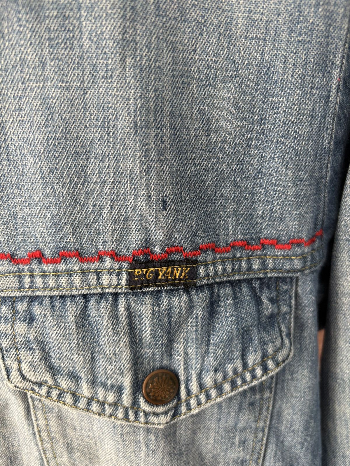 Other Vintage 1970s Yankshire “Big Yank” Denim Overshirt Size US M / EU 48-50 / 2 - 2 Thumbnail