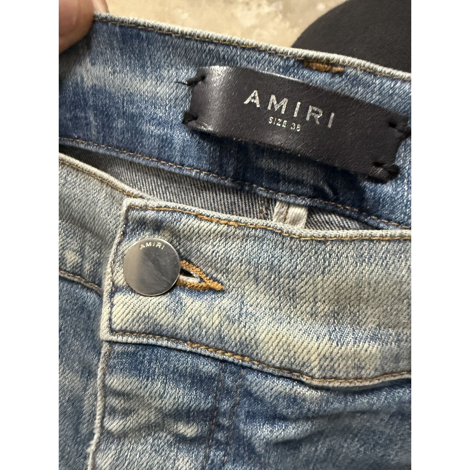 Amiri Amiri Jeans Thrasher Lightwash Rainbow Paisley Patch 38 Used Size US 38 / EU 54 - 3 Thumbnail